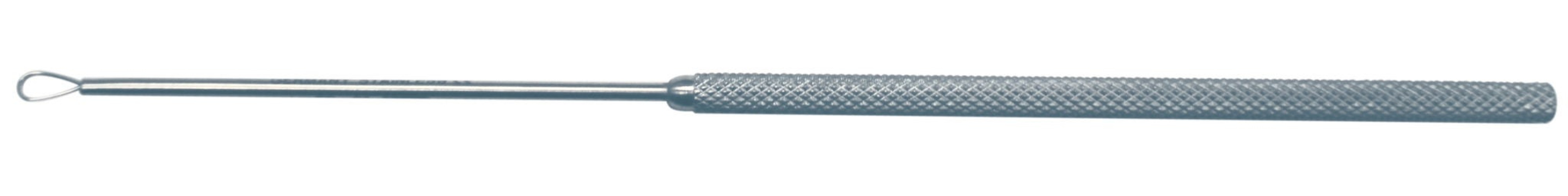 BR Surgical - BR44-18002 Ear Curette BR Surgical Billeau 6-1/4 Inch Length Round Knurled Handle Size 2 Tip Flexible Oval Loop Tip