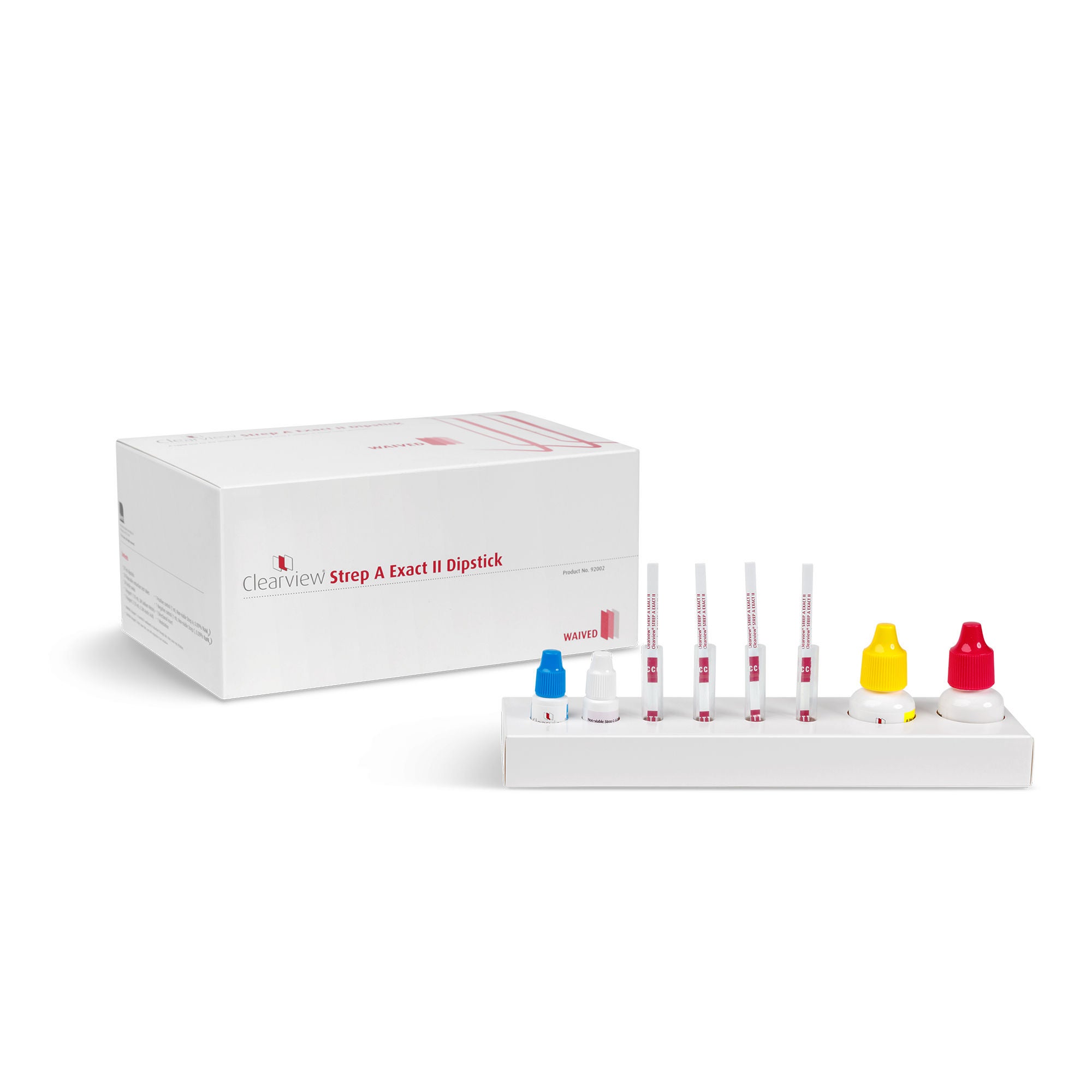 Abbott Rapid Dx North America LLC - 4581225020 Respiratory Test Kit Clearview™ Strep A Exact II 30 Tests CLIA Waived