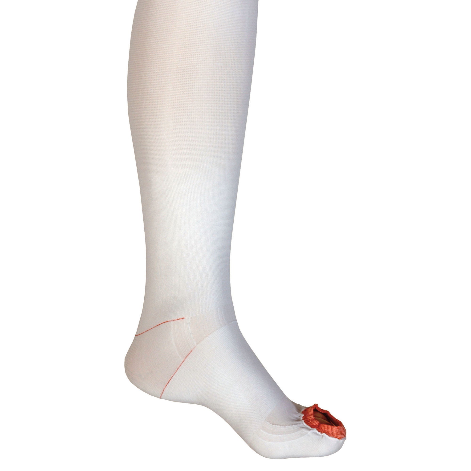 The Pillow Factory Division - 868-02 Anti-embolism Stocking UltraCARE® Thigh High Medium / Regular White Inspection Toe