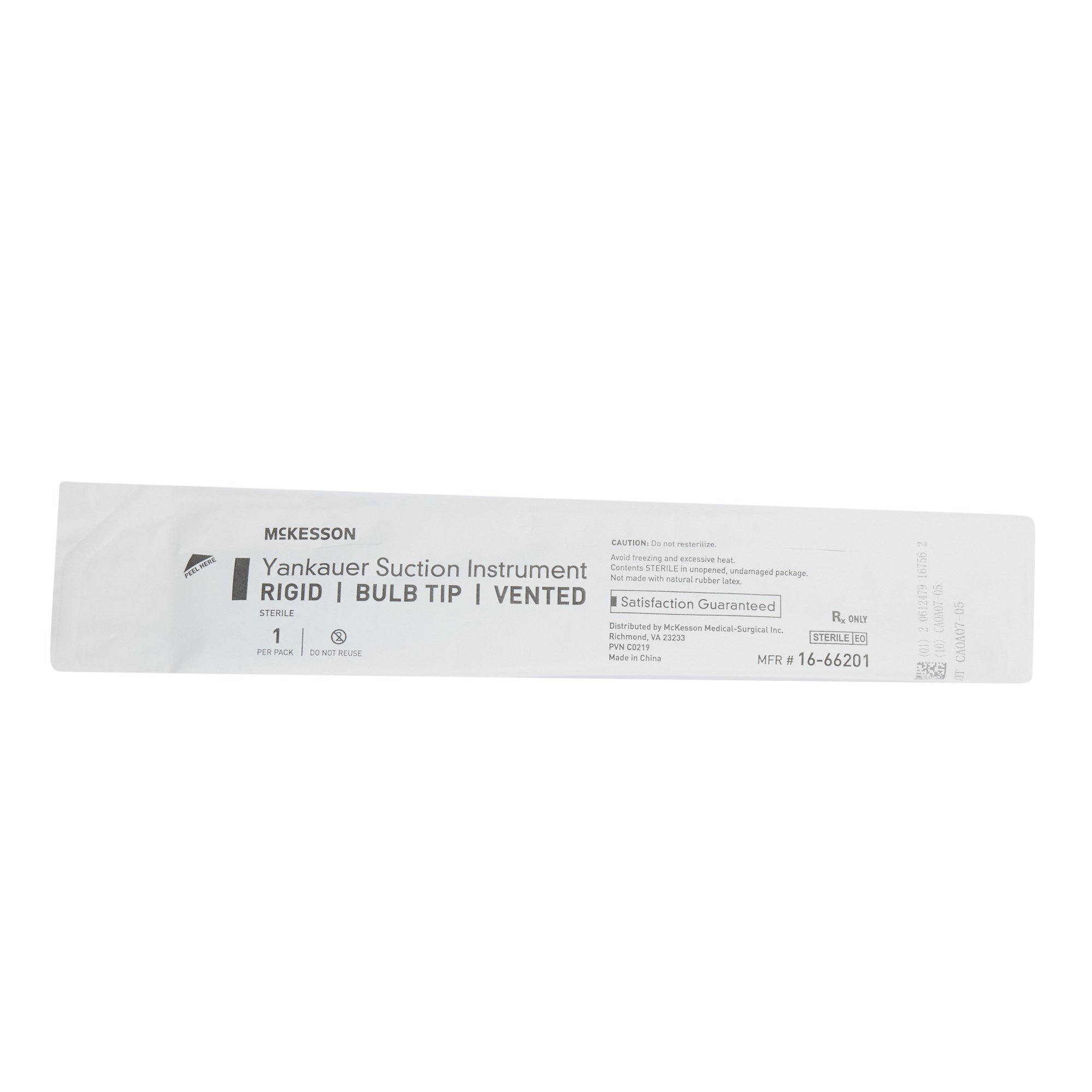 McKesson Brand - 16-66201 McKesson Yankauer Style Suction Tube Handle