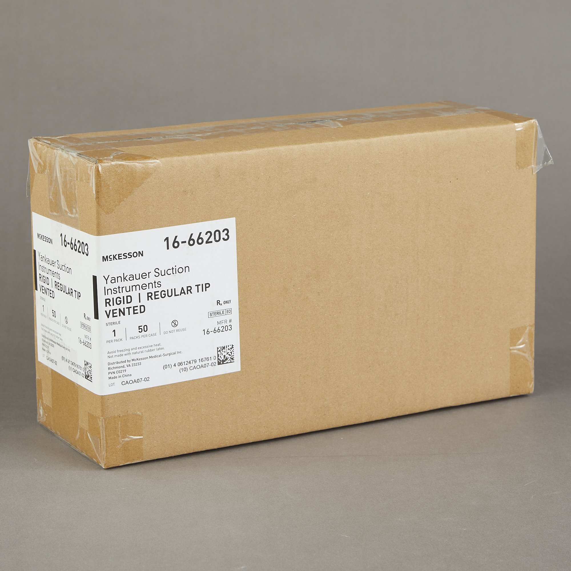 McKesson Brand 16-66203 - McKesson Yankauer Style Suction Tube Handle, Rigid Angled Type - 1/Each, 50/Case