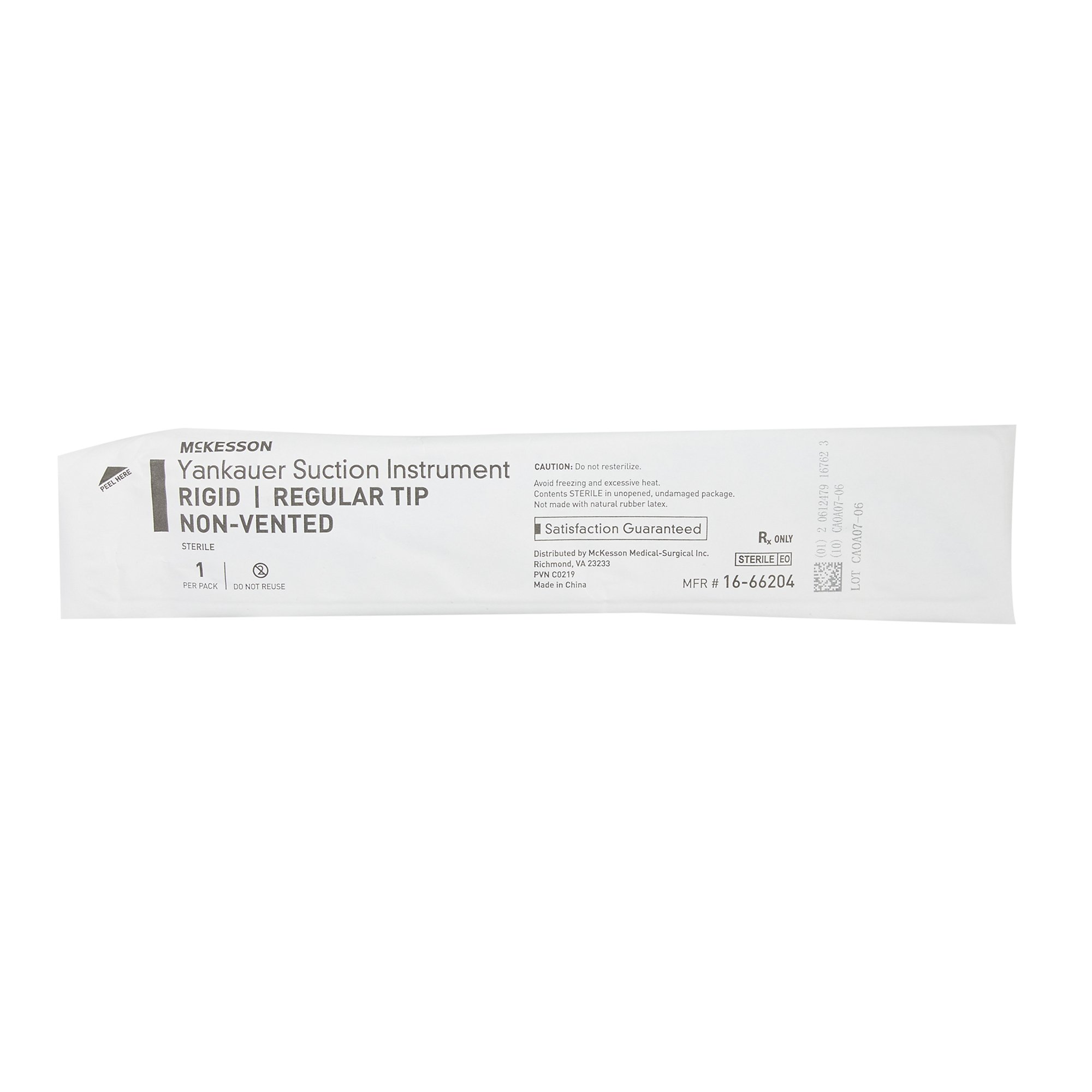 McKesson Brand - 16-66204 McKesson Yankauer Style Suction Tube Handle