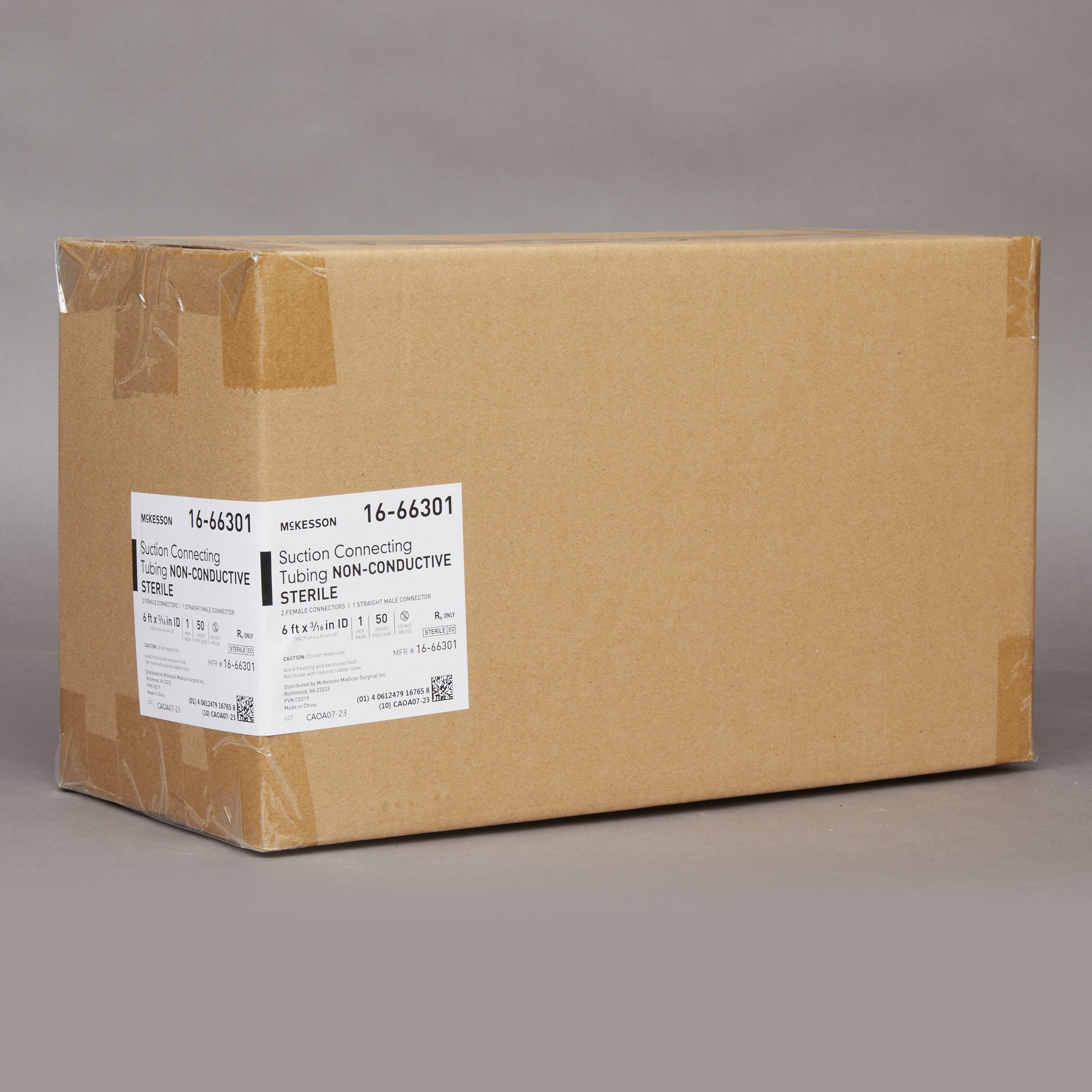 McKesson Brand 16-66301 - McKesson Suction Tubing, 3/16 Inch Inner Diameter, 2 Yard Length - 1/Each, 50/Case