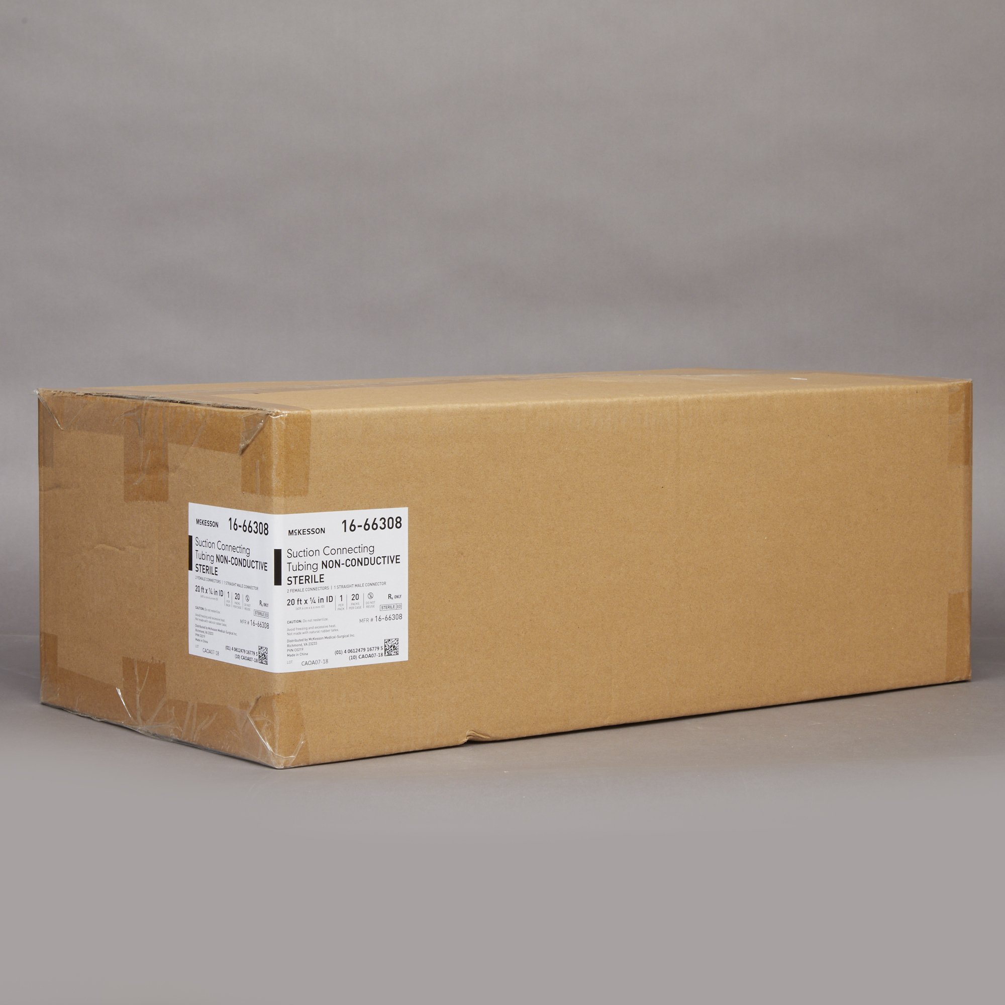 McKesson Brand 16-66308 - McKesson Suction Tubing, 1/4 Inch Inner Diameter, 20 Foot Length - 1/Each, 20/Case