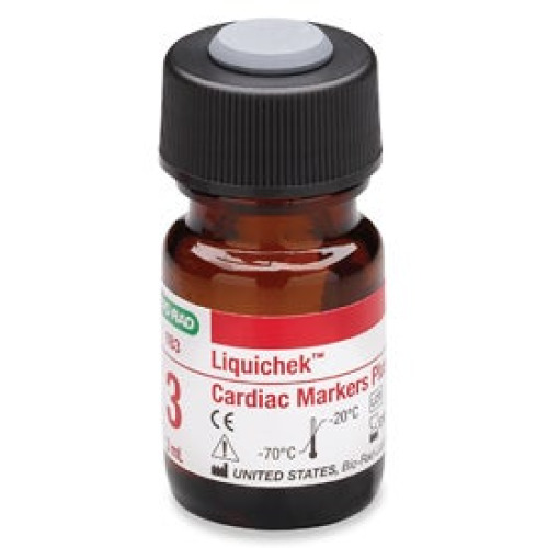 Bio-Rad Laboratories - 183 Assayed Control Liquichek™ Cardiac Markers Plus Level 3 6 X 3 mL