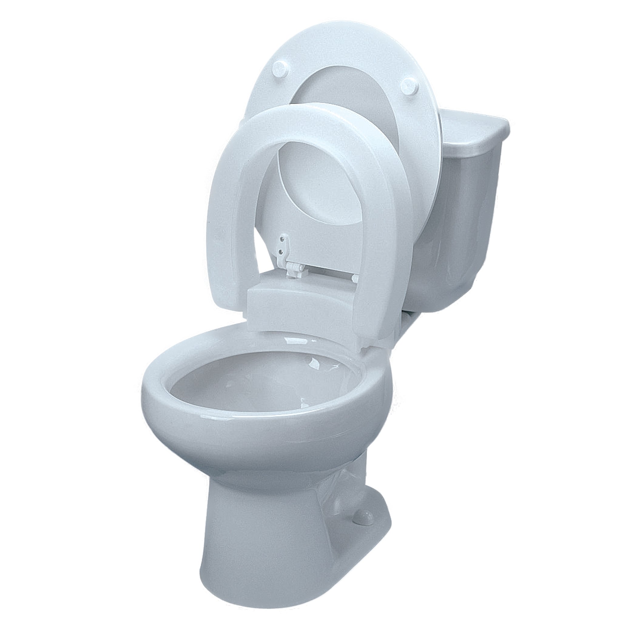 Maddak 725711005 - Tall-Ette® Elongated Hinged Elevated Toilet Seat - 1/Each