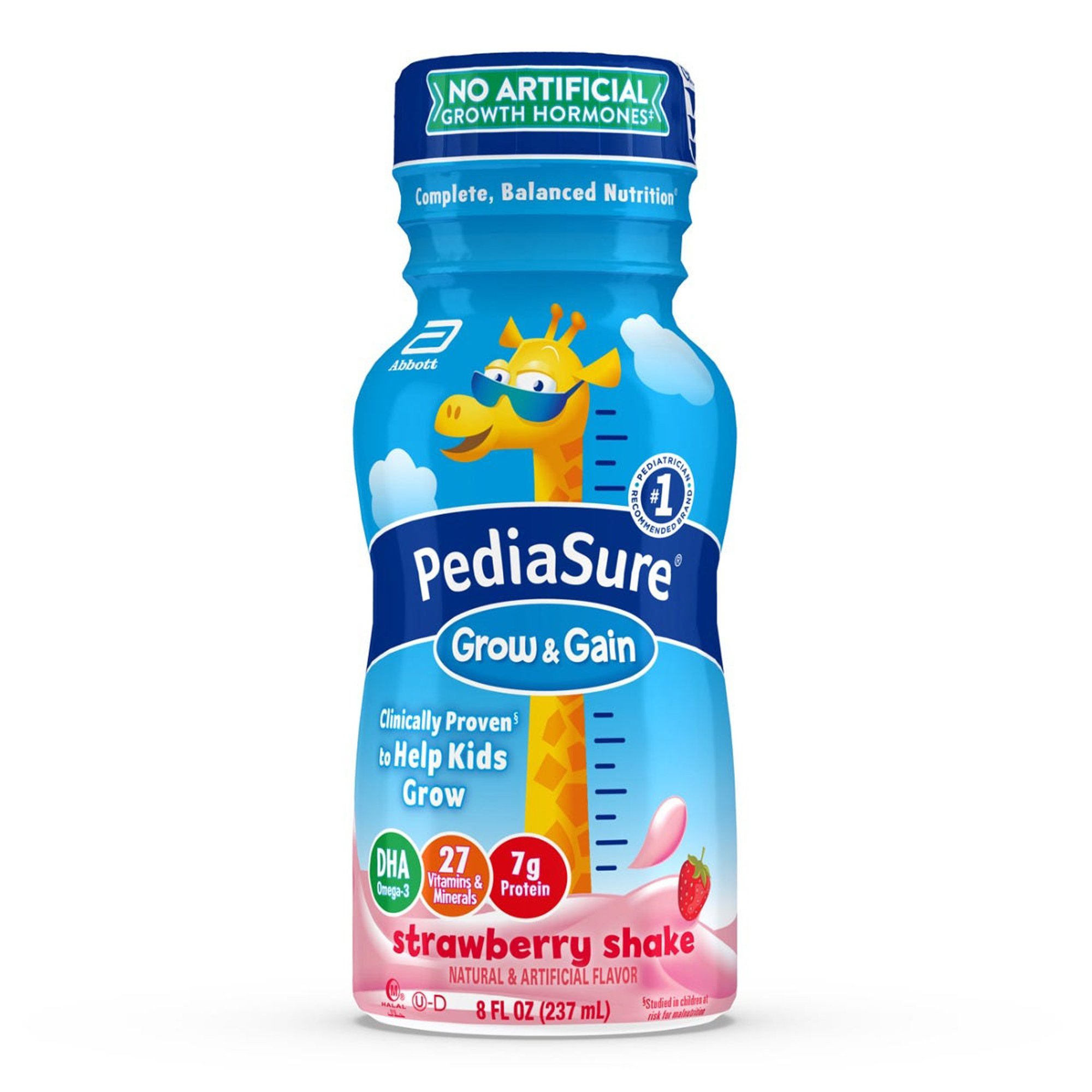 Abbott Nutrition - 58055 PediaSure® Grow & Gain Strawberry Shake