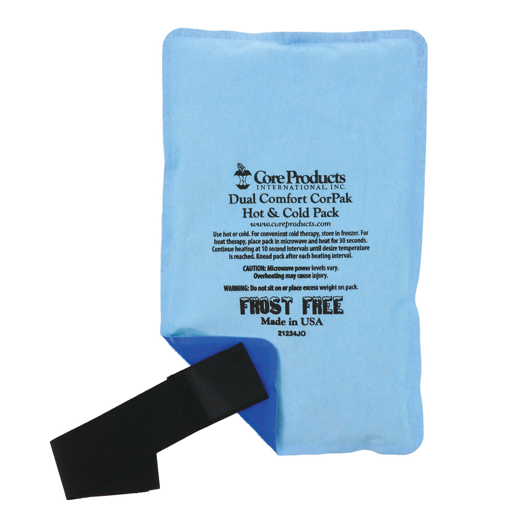 Core Products - ACC-531 Hot / Cold Therapy Wrap Dual Comfort CorPak™ General Purpose Medium 6 X 10 Inch Fabric / Gel Reusable
