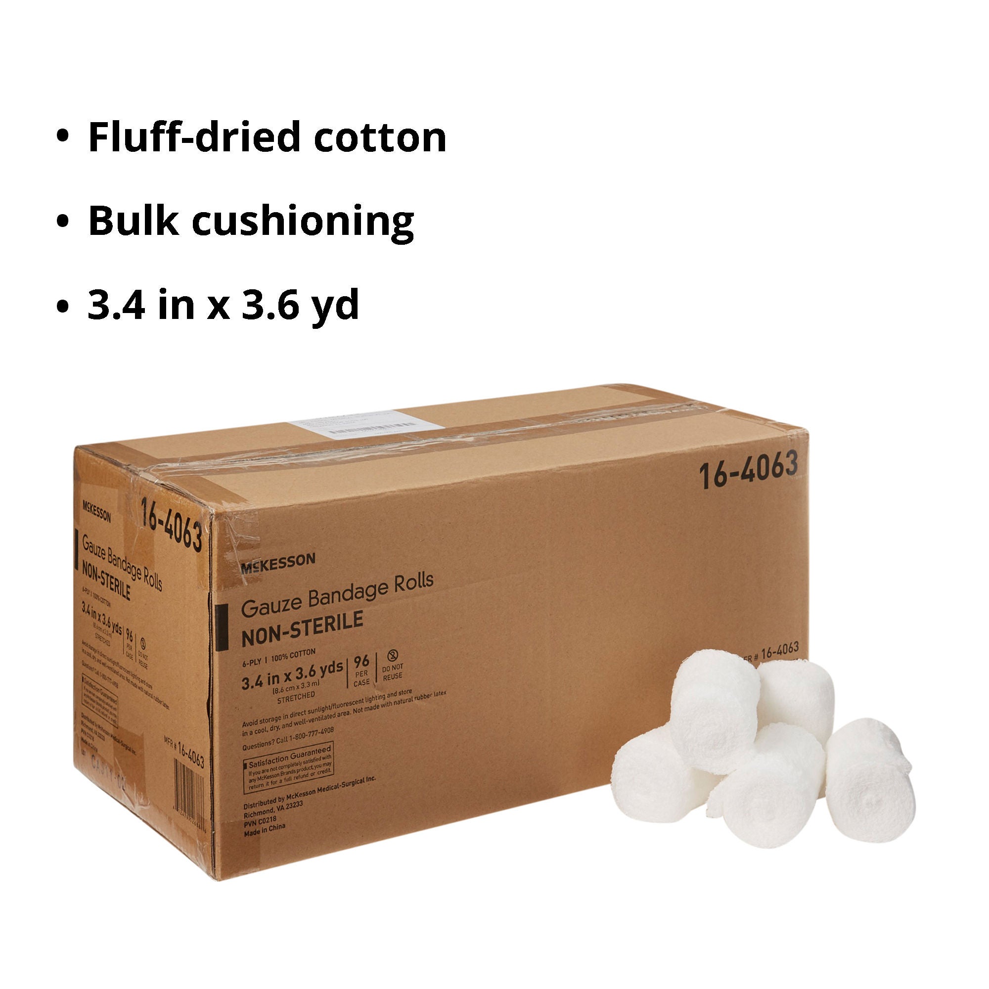 McKesson Fluff Bandage Roll 16-4063 by McKesson Brand