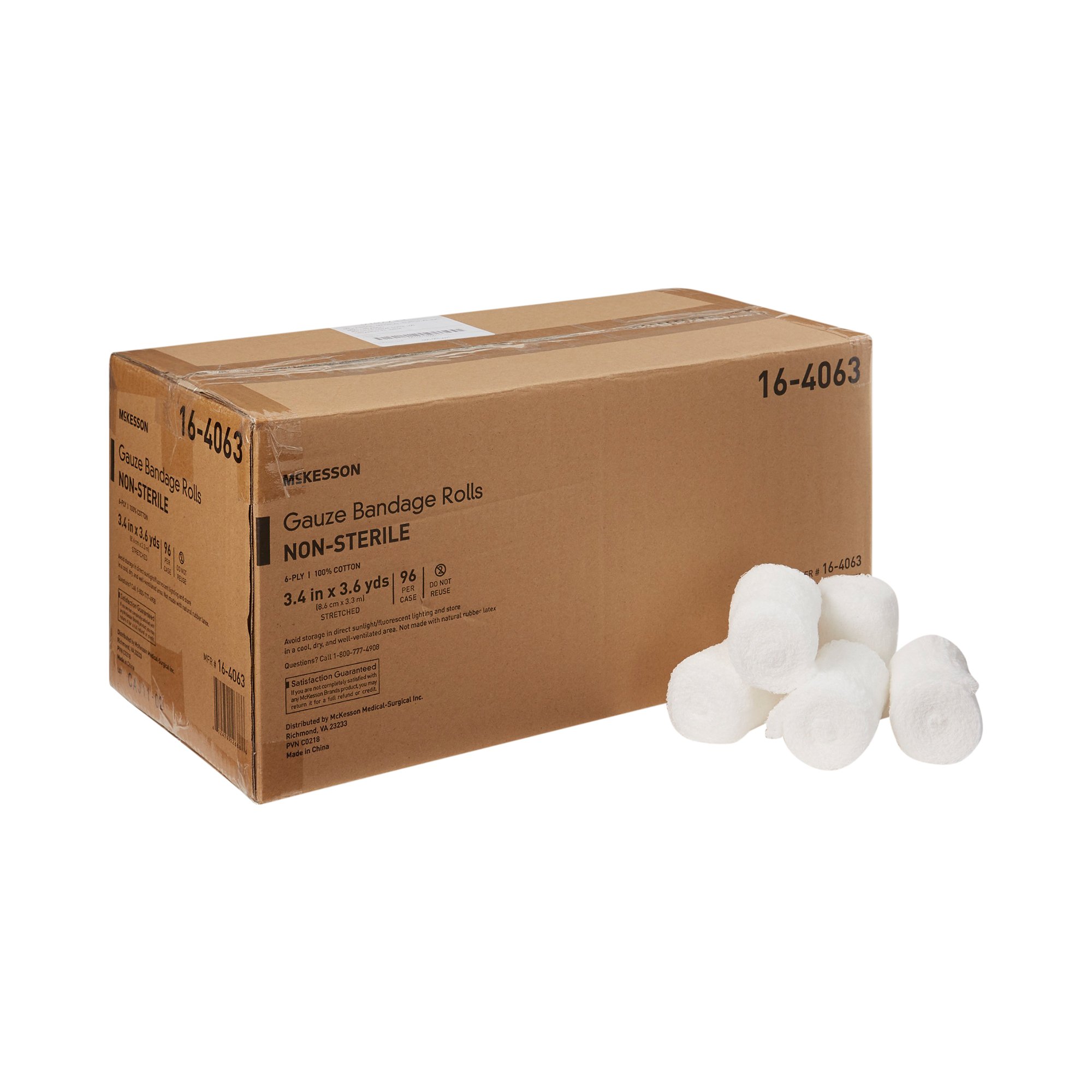 McKesson Brand - 16-4063 McKesson Fluff Bandage Roll