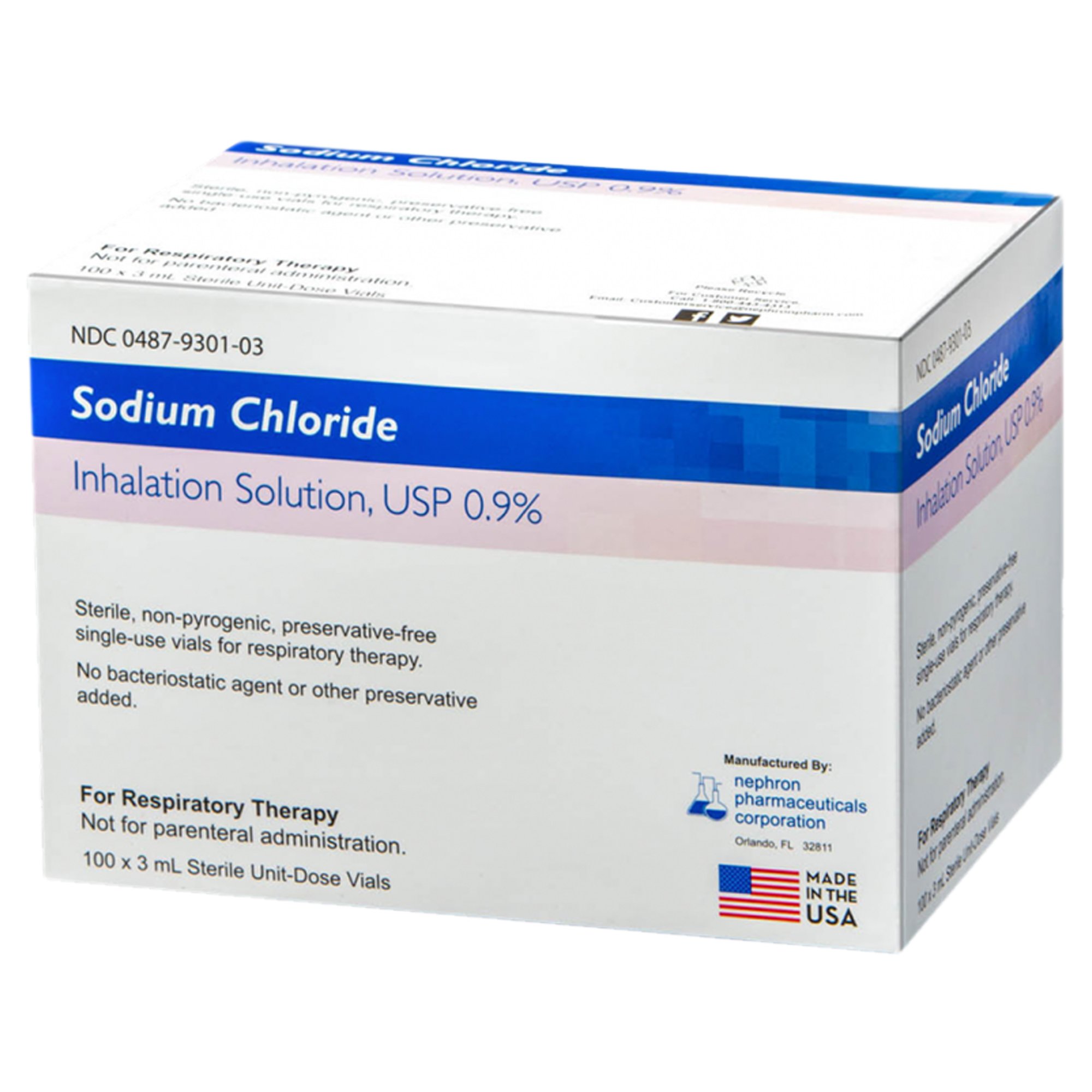 Nephron Pharmaceutical - 00487930103 Respiratory Therapy Solution