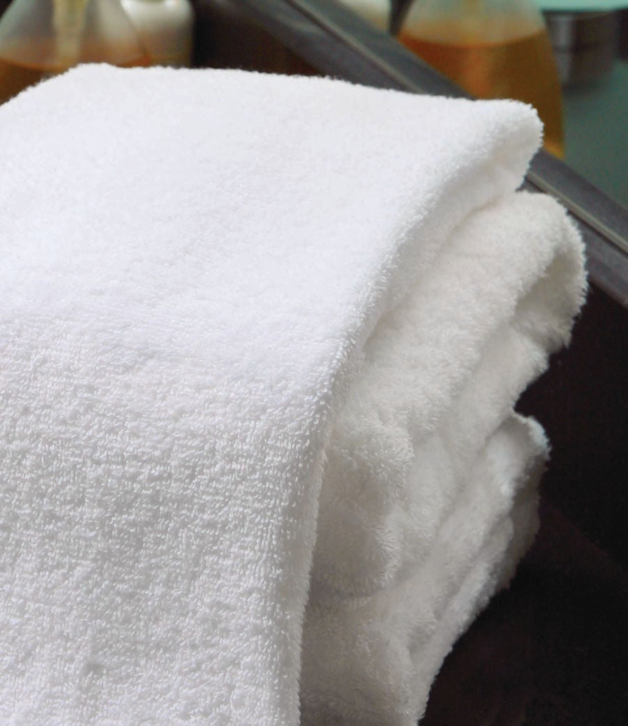 Standard Textile - 40525420 Bath Towel 20 X 40 Inch Cotton Terry Cloth White Reusable