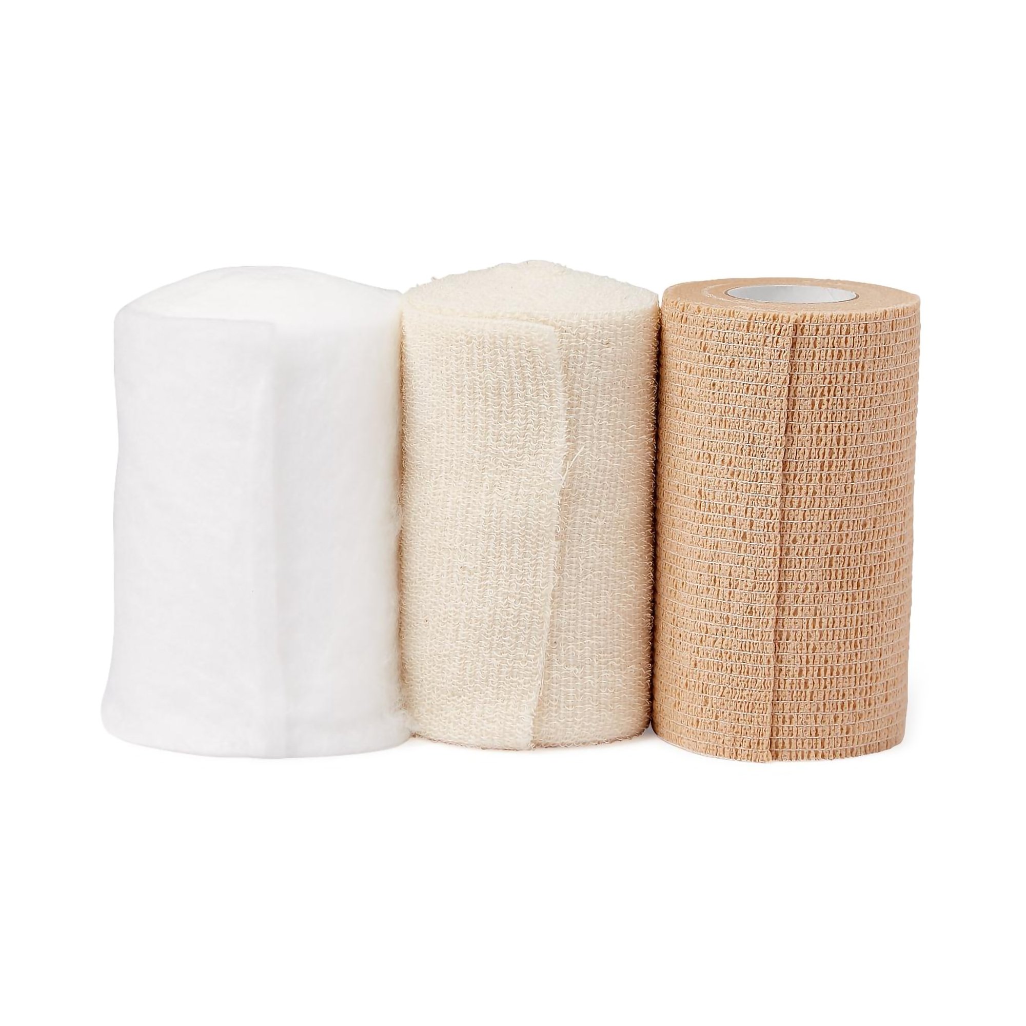 Medline - MSC4300 ThreeFlex® Self-adherent / Tape Closure 3 Layer Compression Bandage System