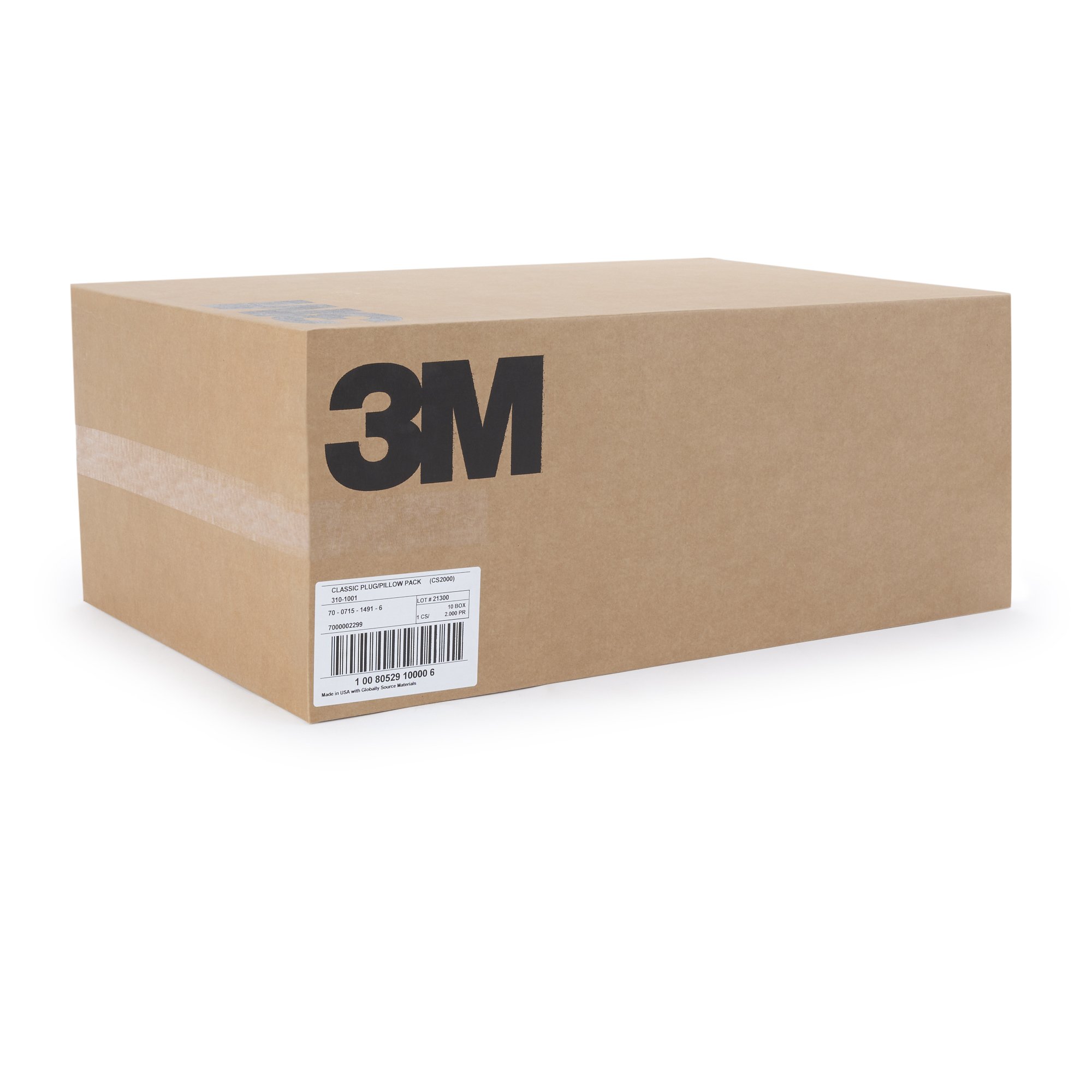 3M Company 310-1001 - 3M™ E-A-R™ Classic™ Cordless Earplugs - 1/Box, 10/Case