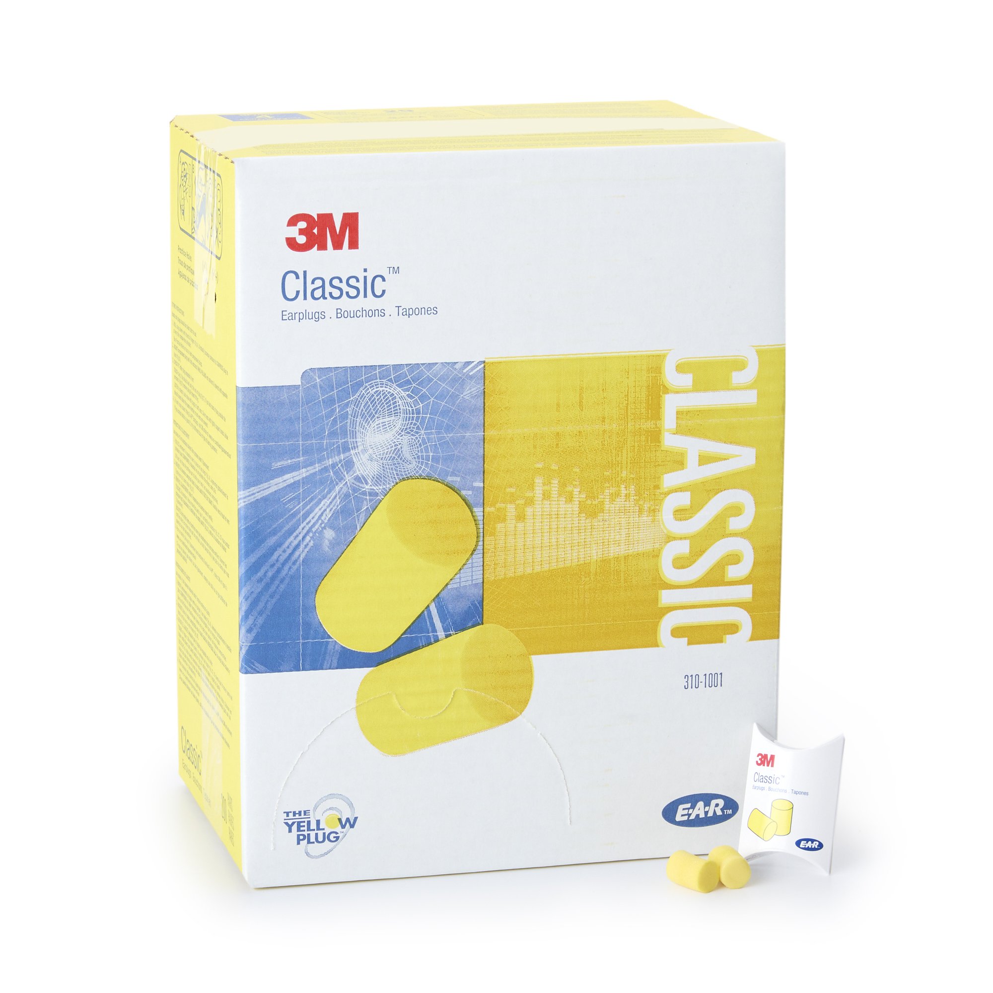 3M Company 310-1001 - 3M™ E-A-R™ Classic™ Cordless Earplugs - 1/Box, 10/Case
