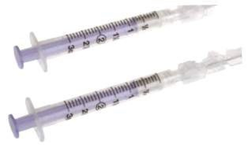 Sun Med - 3300-25 Arterial Line Syringe 3 mL