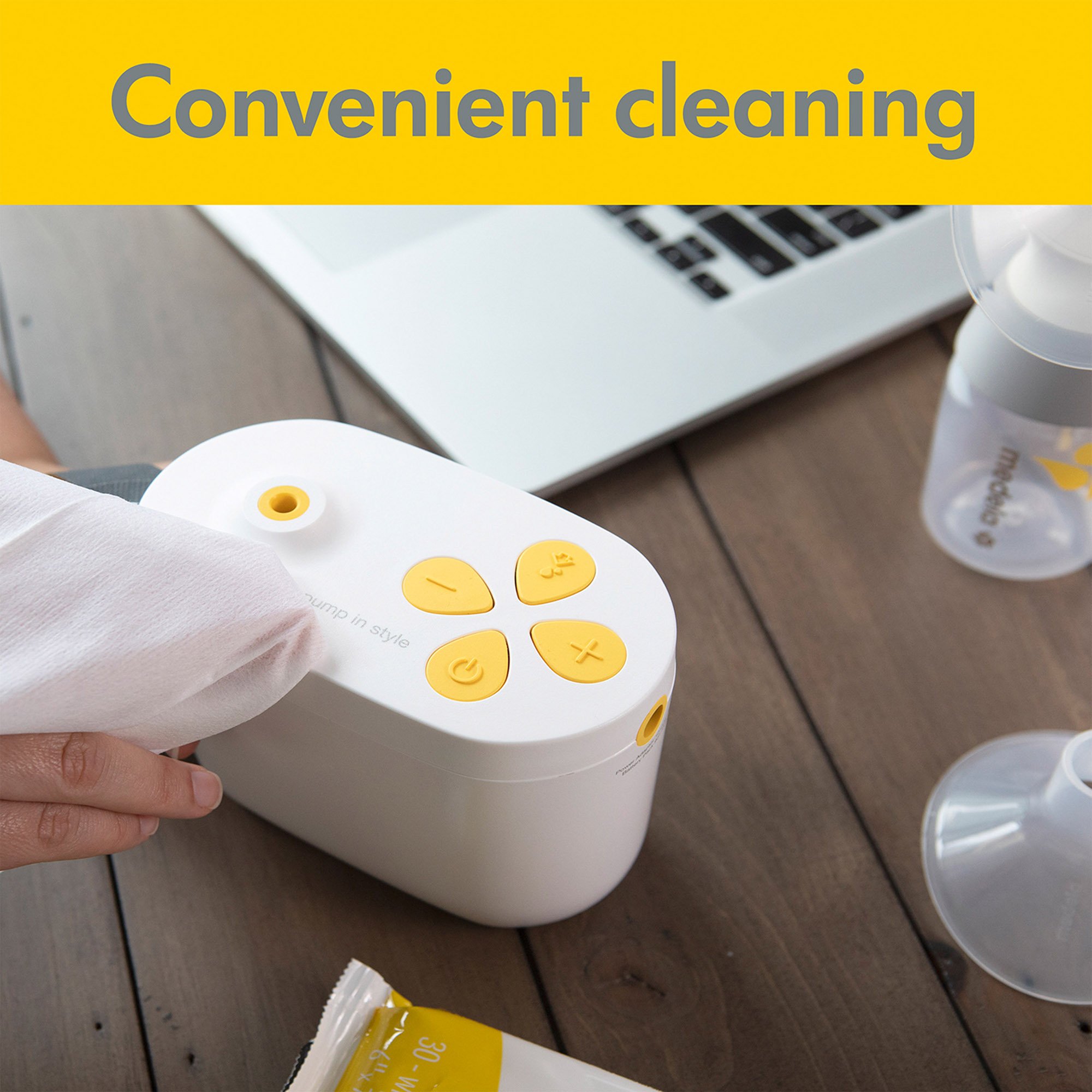 Medela 87059 - Quick Clean™ Breast Pump Wipe - 1/Box, 12/Case