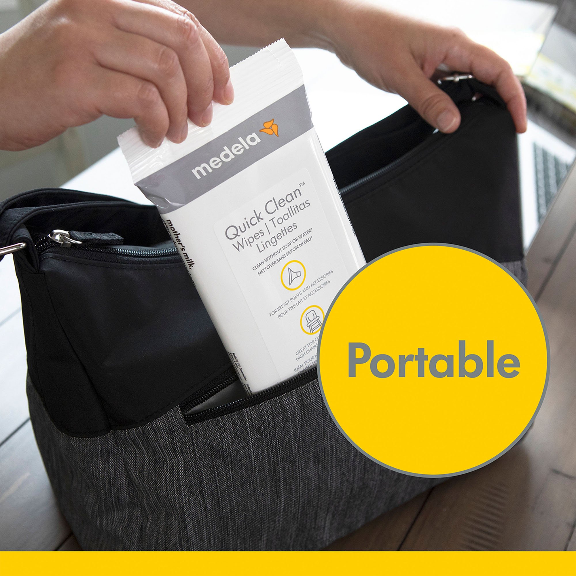 Medela 87059 - Quick Clean™ Breast Pump Wipe - 1/Box, 12/Case