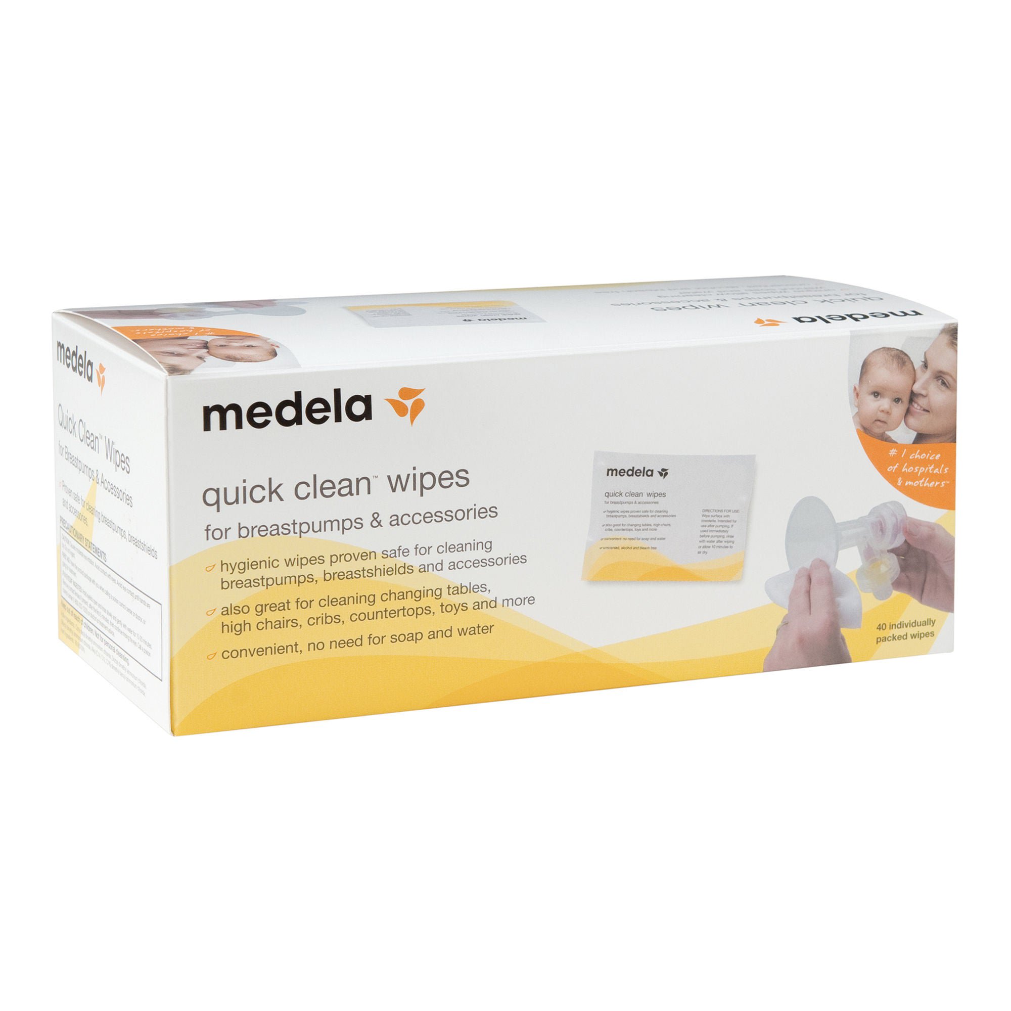 Medela - 87059 Quick Clean™ Breast Pump Wipe
