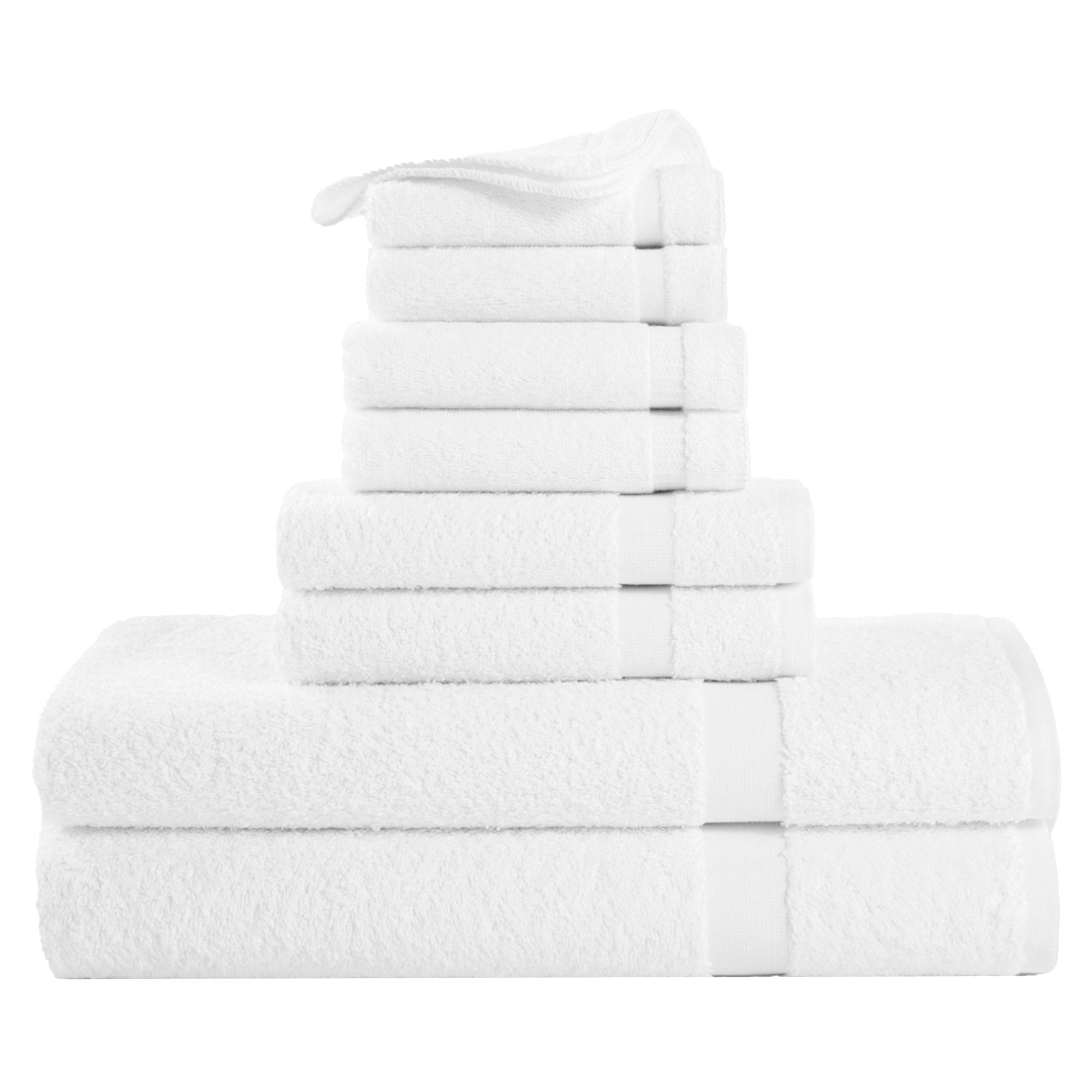 Standard Textile - 43363400 Washcloth 13 X 13 Inch White Reusable