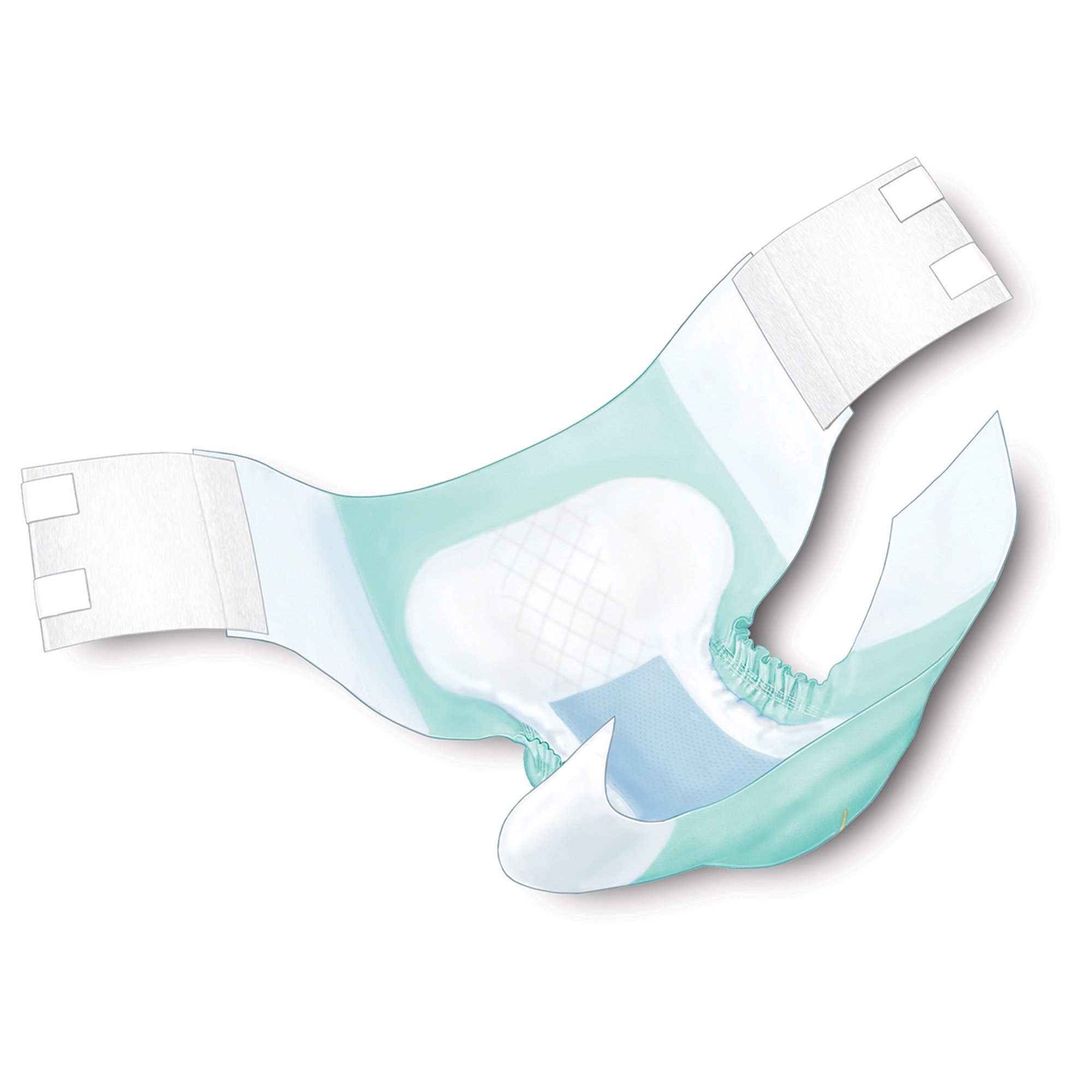 Cardinal - 67093 Wings™ Super Maximum Absorbency Incontinence Brief