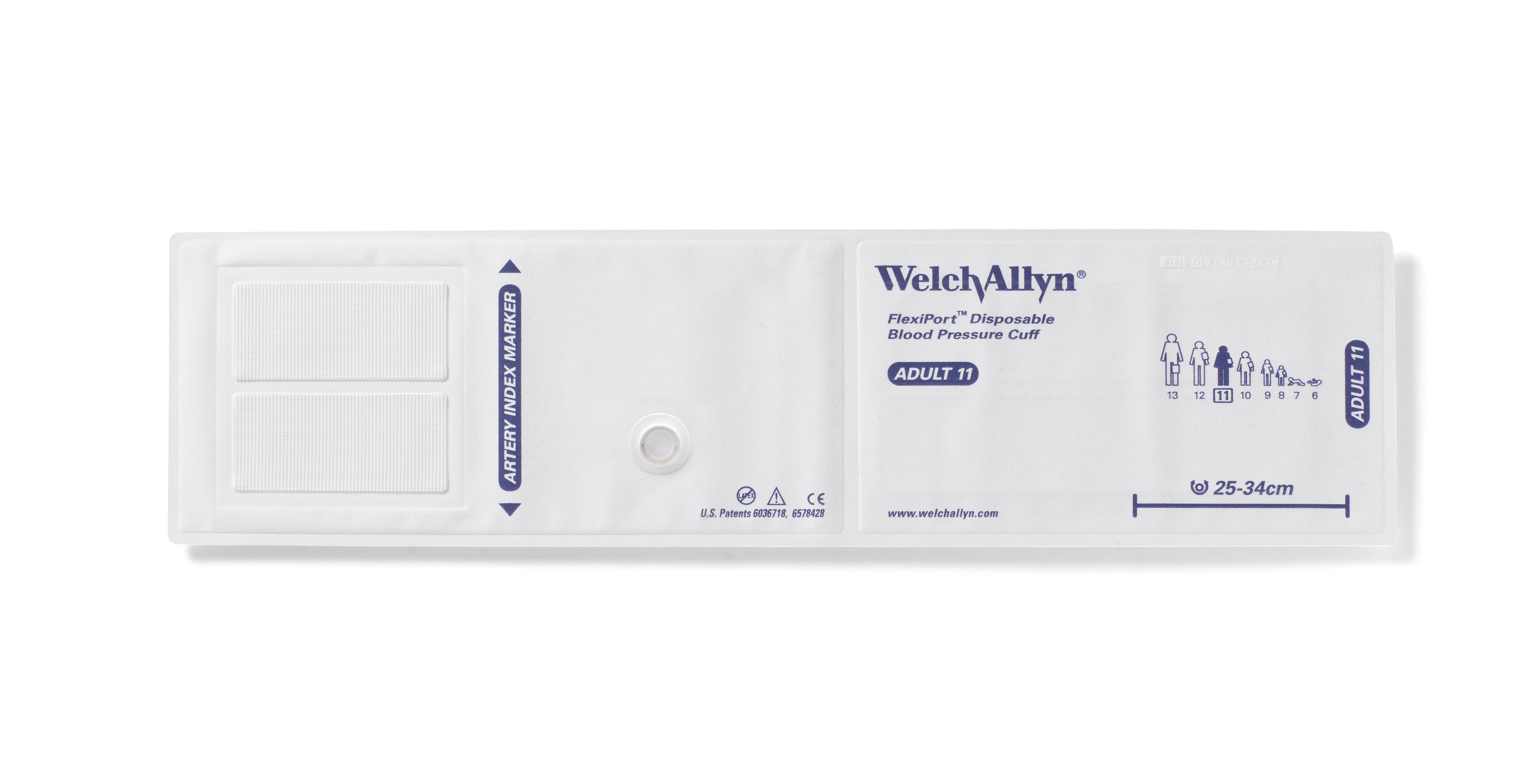 Welch Allyn SOFT-10 - Flexiport Cuff, No Tube - 1/Each, 20/Case