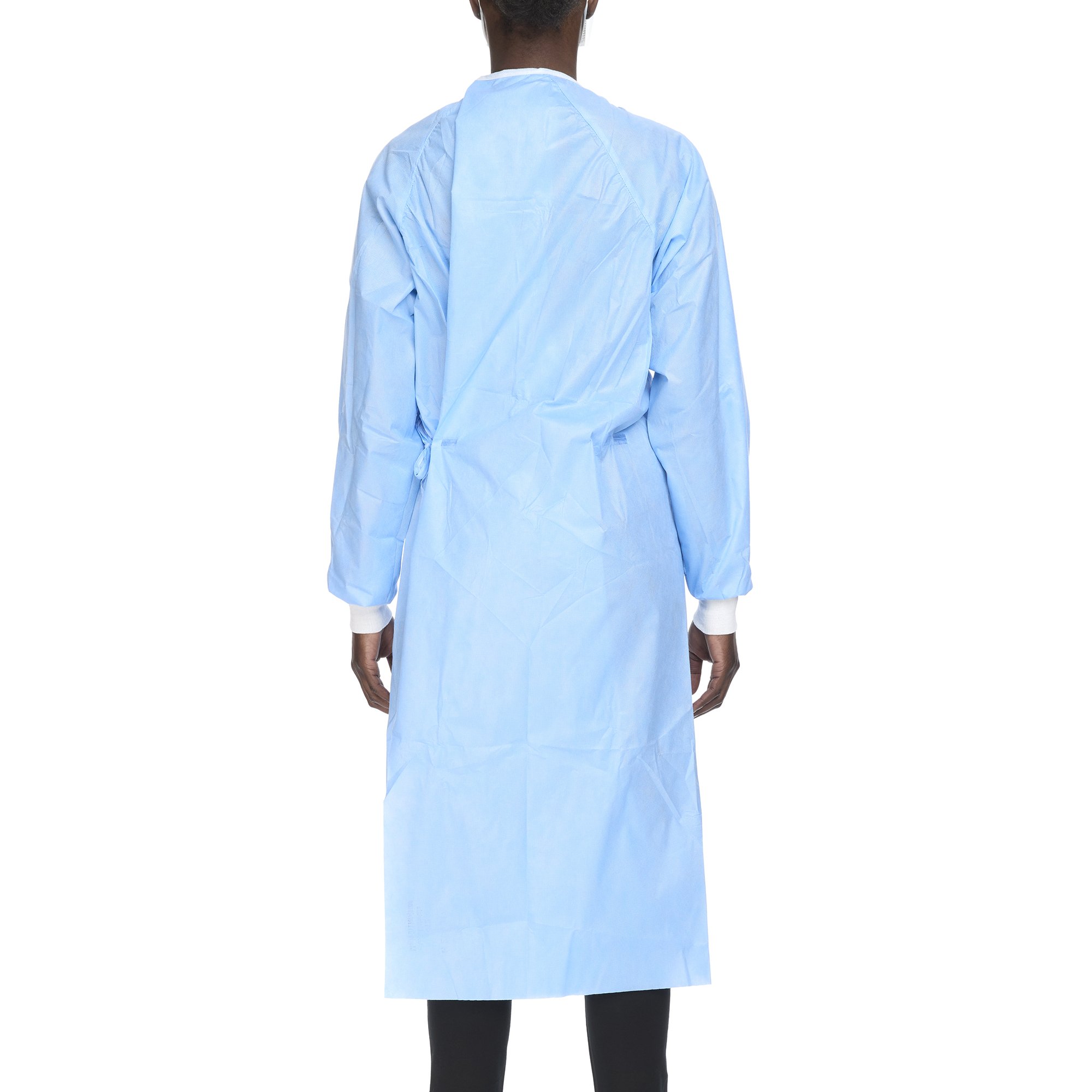 O&M Halyard Inc 99284 - Halyard Basics Nonreinforced Surgical Gown with Towel, Large, Blue - 1/Each, 20/Case