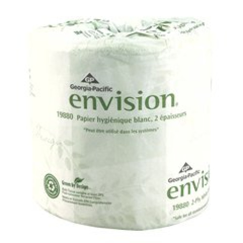 Georgia-Pacific Consumer Products LP 19880-01 - Pacific Blue Basic™ Toilet Tissue - 1/Roll, 80/Case