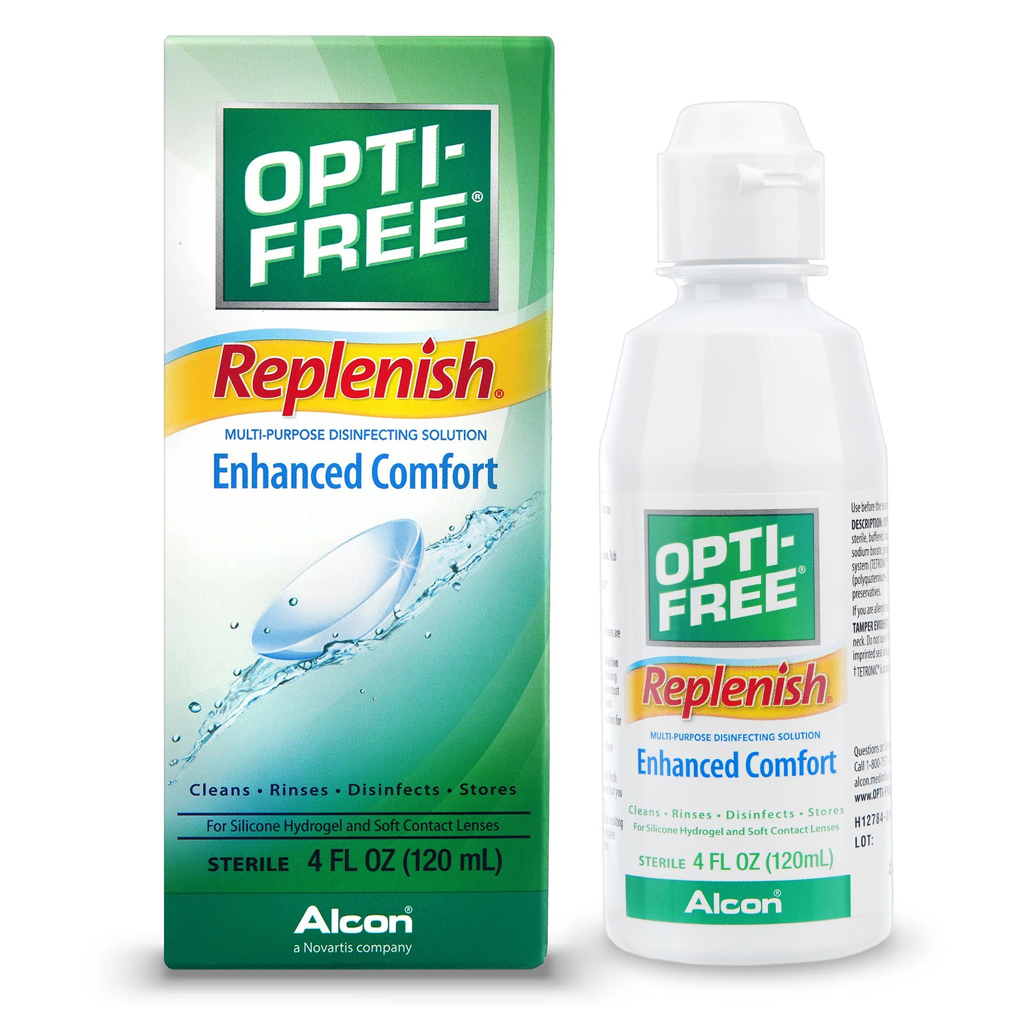 Alcon - 00065035604 Opti Free® Replenish® Enhanced Comfort Multi-Purpose Disinfecting Solution