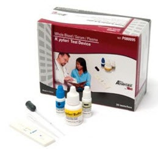 Polymedco - HP20 H. Pylori Test Kit Poly stat® H. Pylori 25 Tests CLIA Waived Sample Dependent