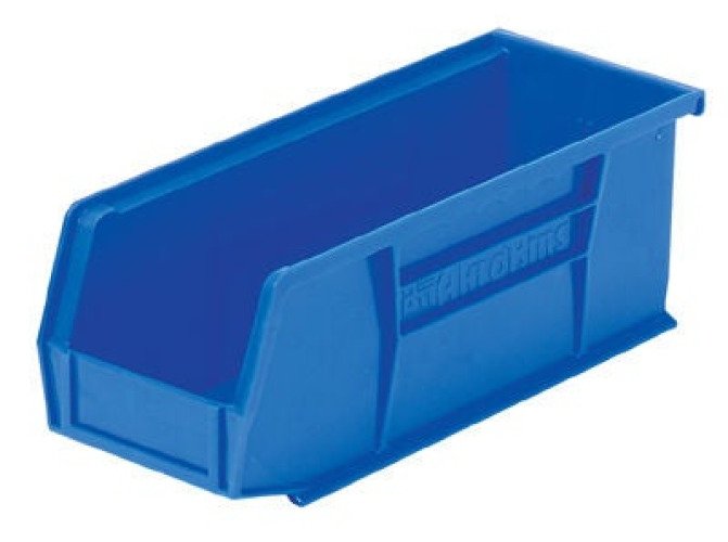 Health Care Logistics - 1401R Storage Bin HCL® Super Tough Red Plastic 4 X 4-1/8 X 10-7/8 Inch