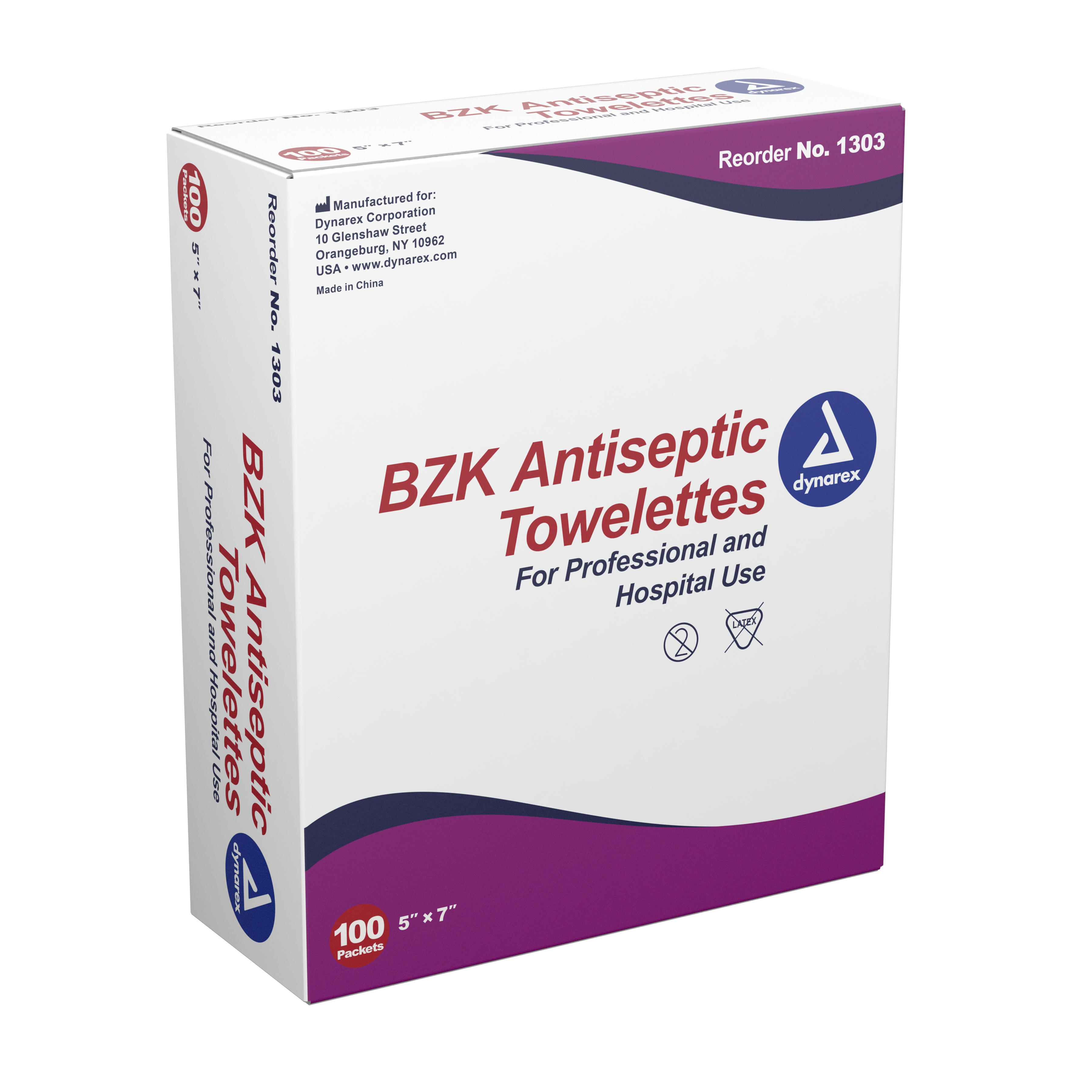 Dynarex - 1303 dynarex® Scented BZK Antiseptic Towelettes