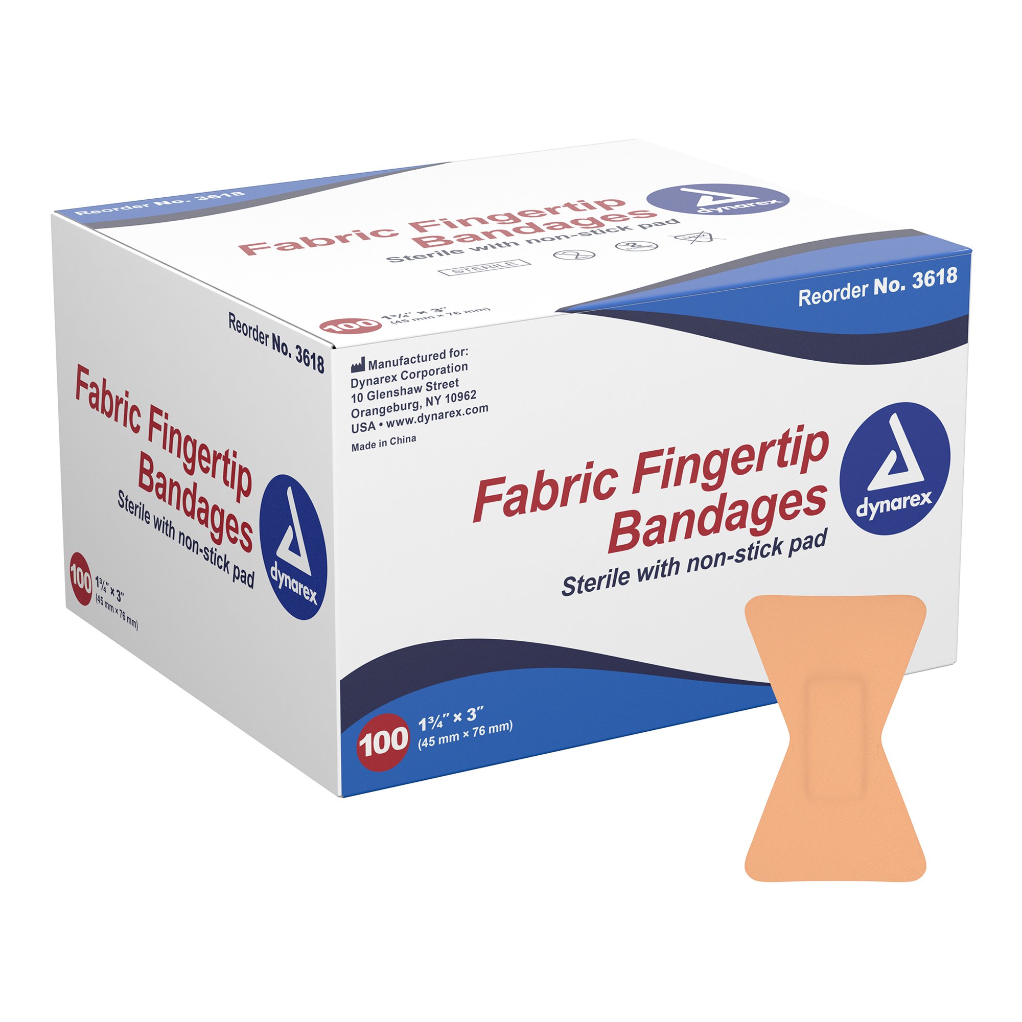 Dynarex - 3618 dynarex® Tan Adhesive Fabric Bandage
