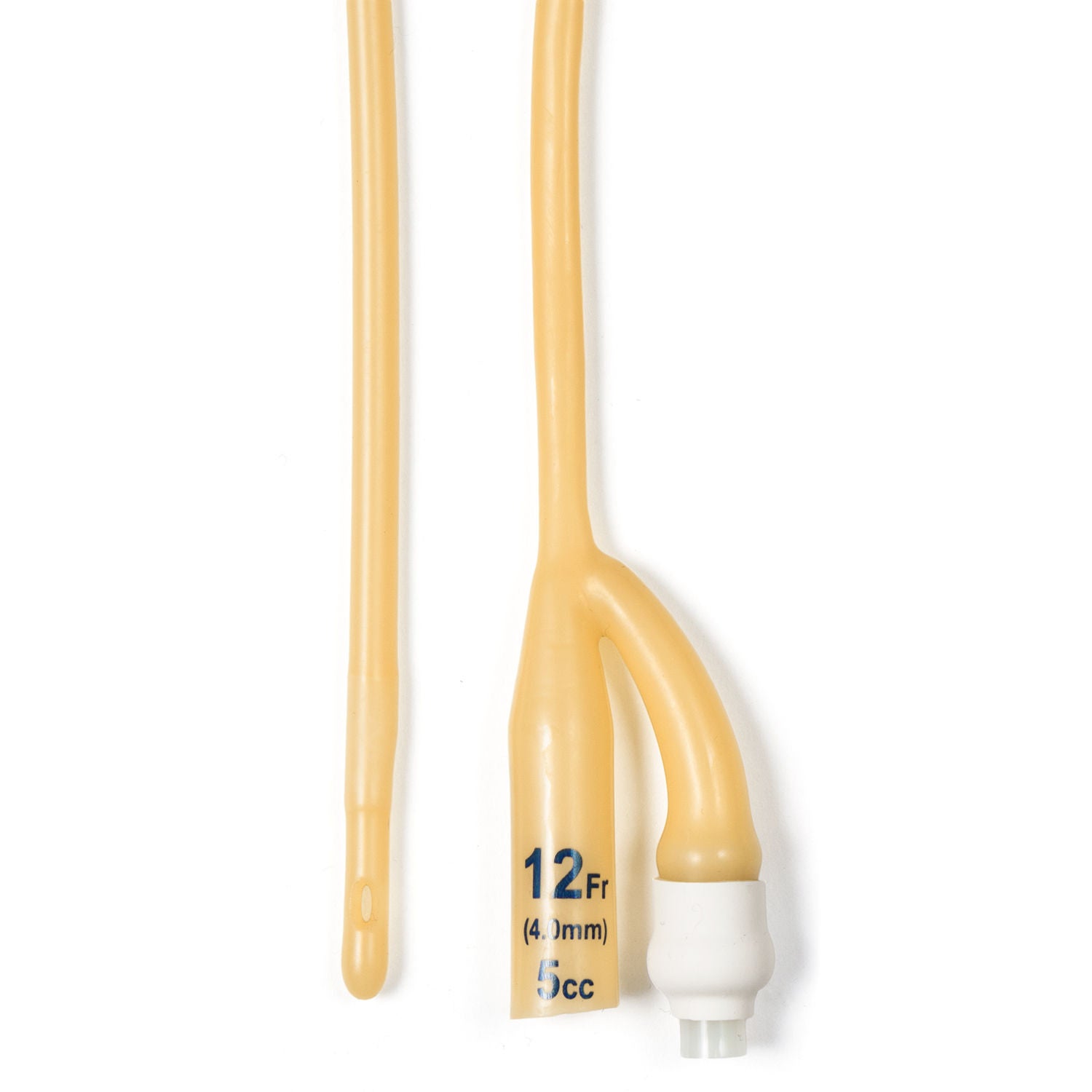 Dynarex - 4932 Foley Catheter 2-Way Standard Tip 5 cc Balloon 12 Fr. Silicone Coated Latex