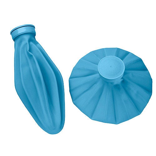 Mabis Healthcare - 42-841-000 English Style Ice Bag General Purpose Large 11 Inch Diameter Flocked Latex Reusable