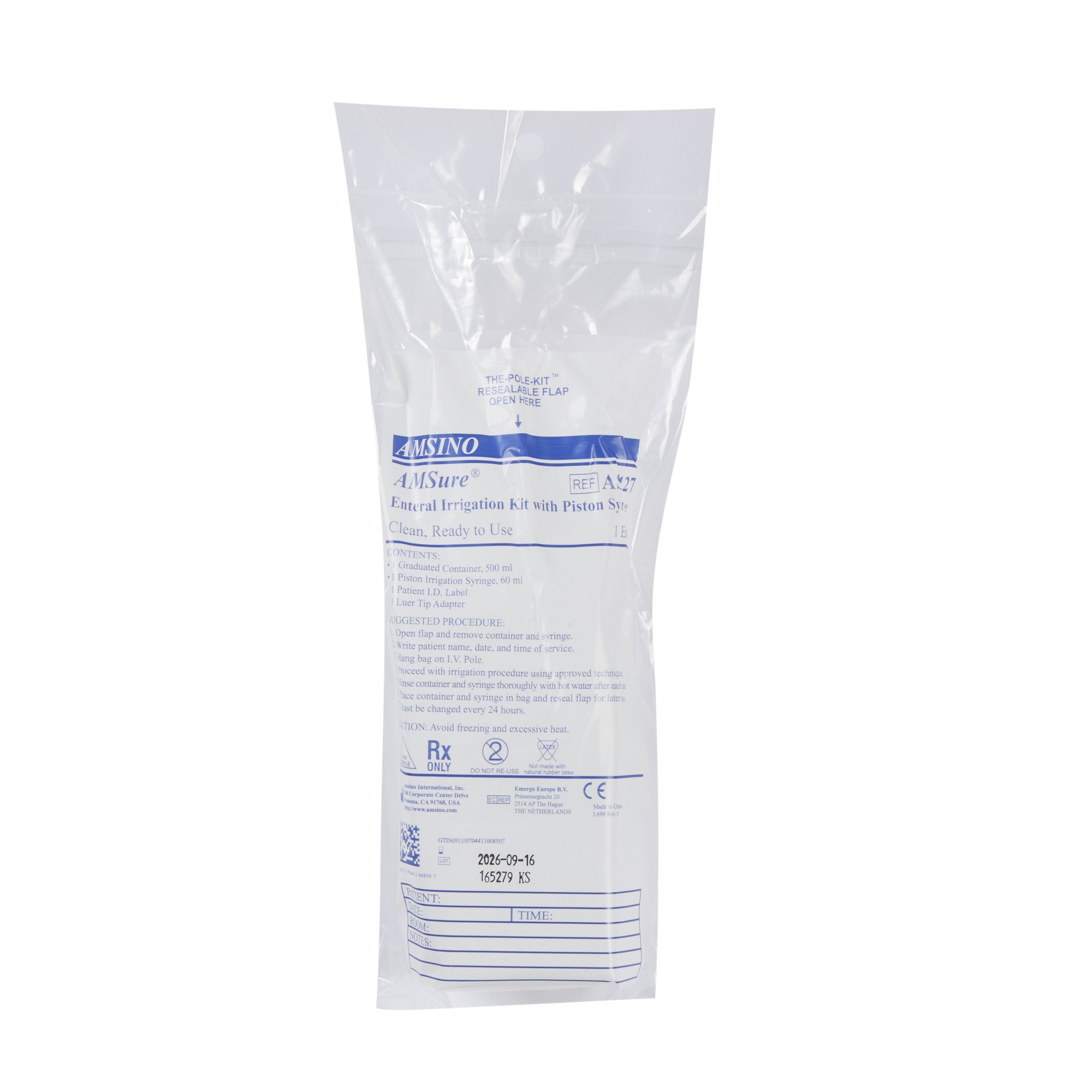 Amsino International - AS127 AMSure® Irrigation Kit With Ring Syringe