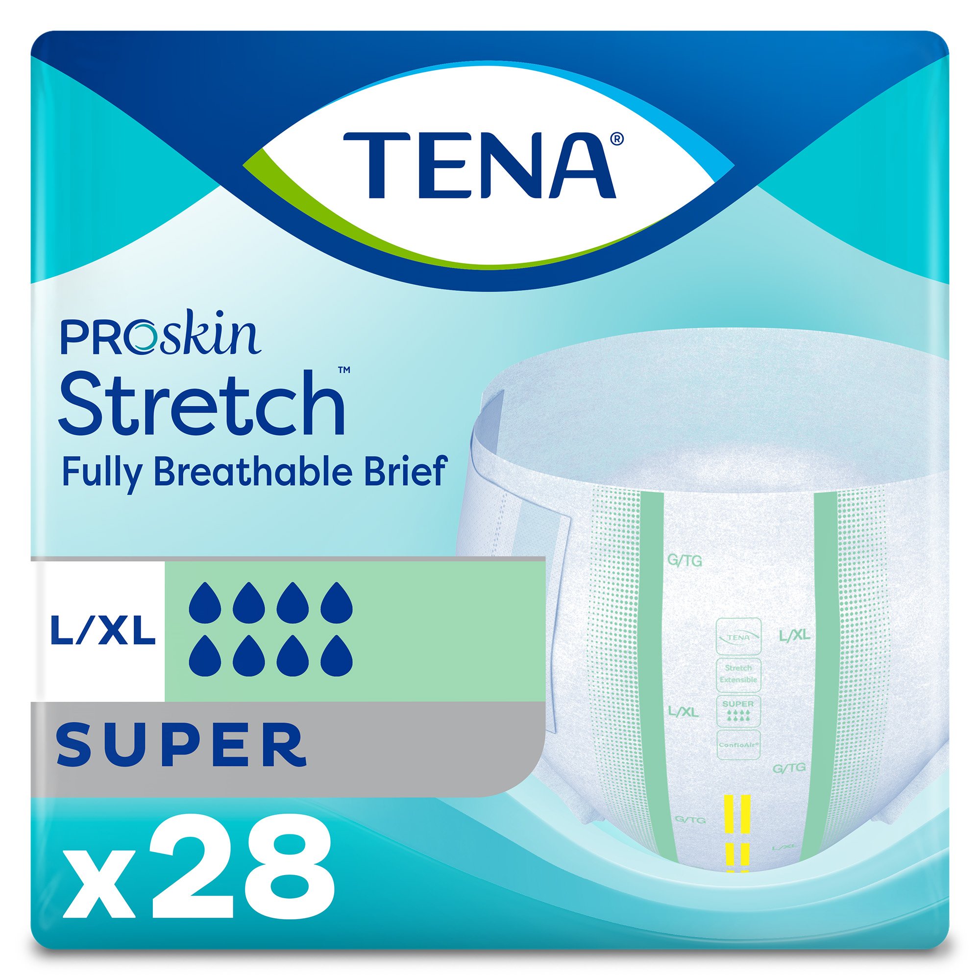 Essity HMS North America Inc - 67903 Tena® ProSkin Stretch™ Super Incontinence Brief