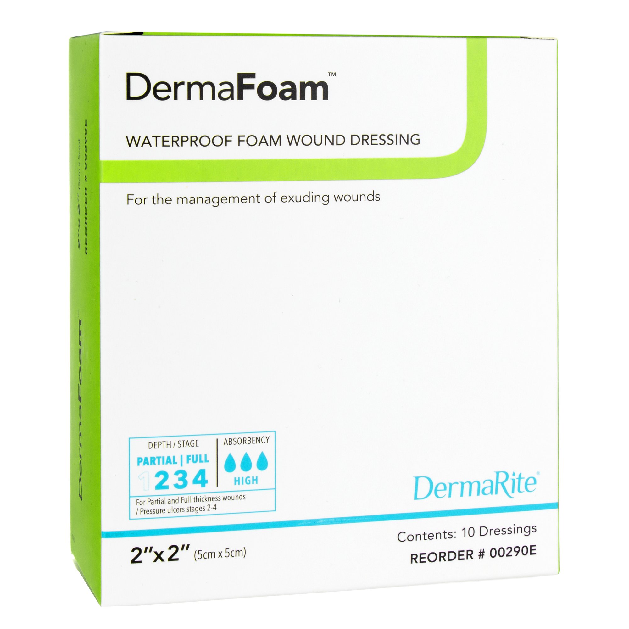Sion Brands LLC - 00290E DermaFoam® Nonadhesive without Border Foam Dressing