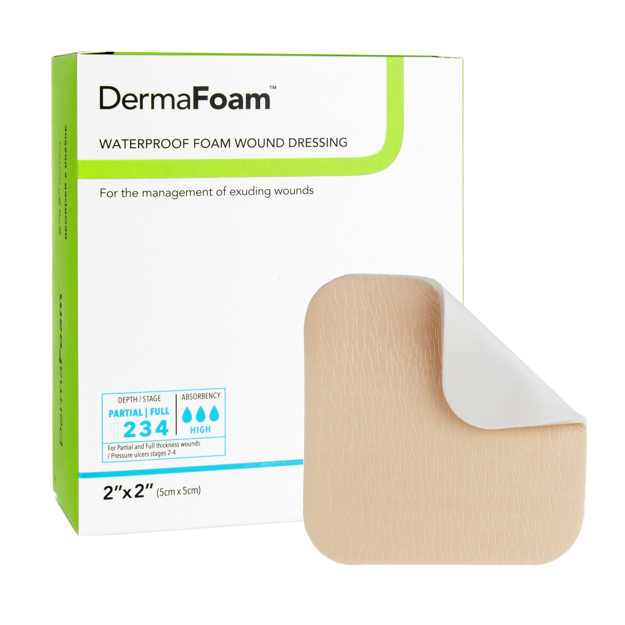 Sion Brands LLC - 00290E DermaFoam® Nonadhesive without Border Foam Dressing