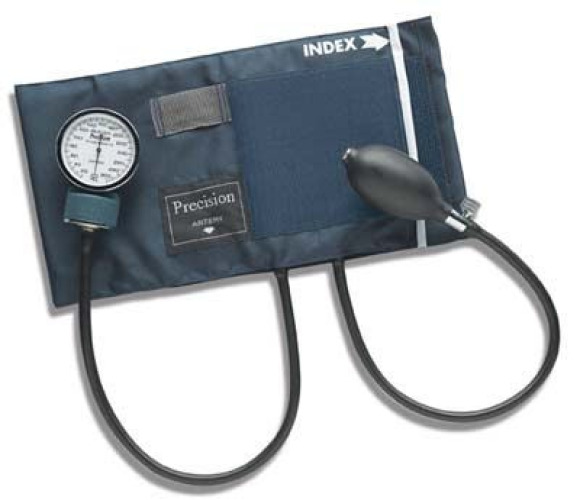 Gam Industries - 01-140-017 Aneroid Sphygmomanometer Unit MABIS®Precision Thigh Cuff Thigh Nylon Cuff 34 - 50 cm Pocket Aneroid