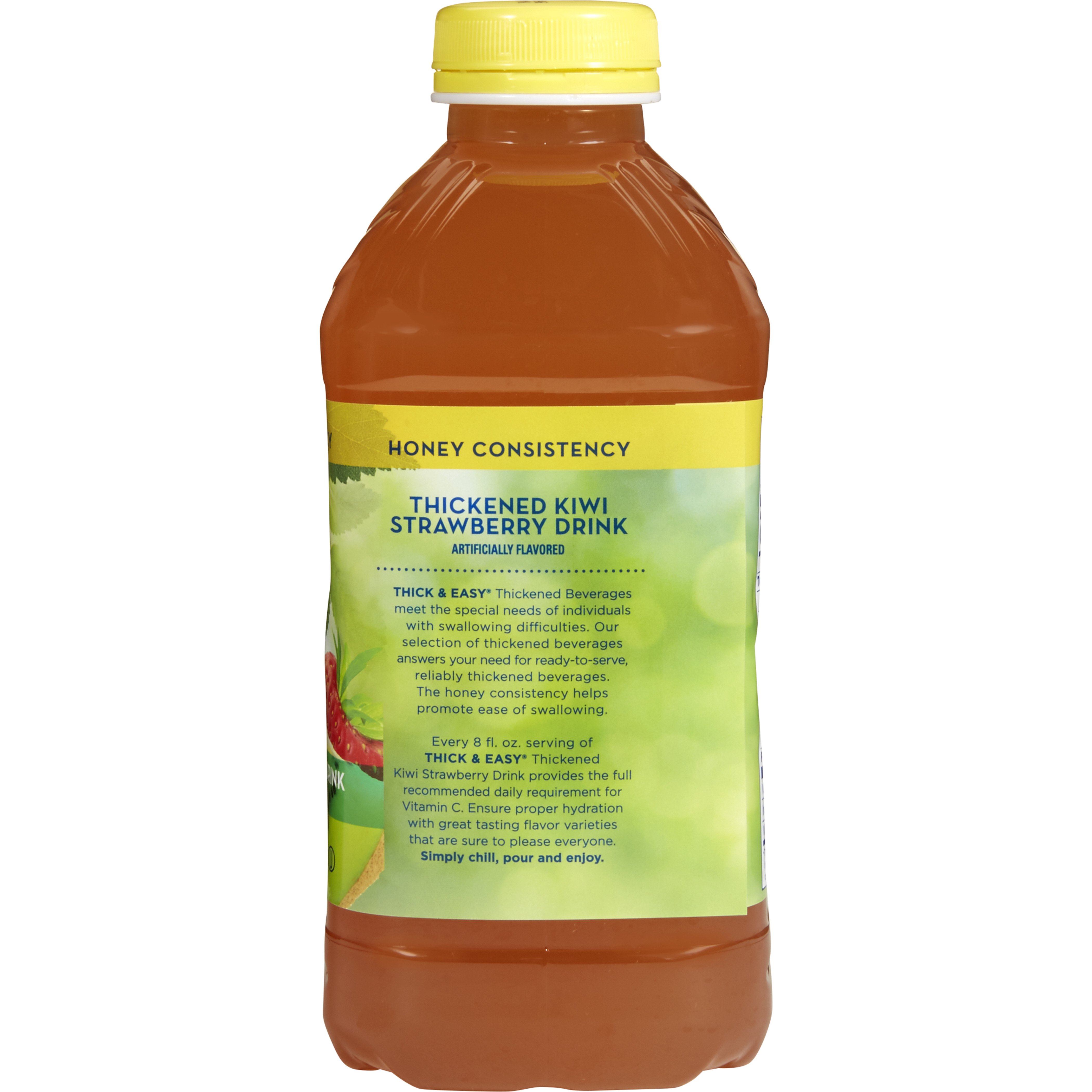 Lyons Magnus LLC 11840 - Thick & Easy® Clear Honey Consistency Kiwi Strawberry Thickened Beverage - 1/Each, 6/Case