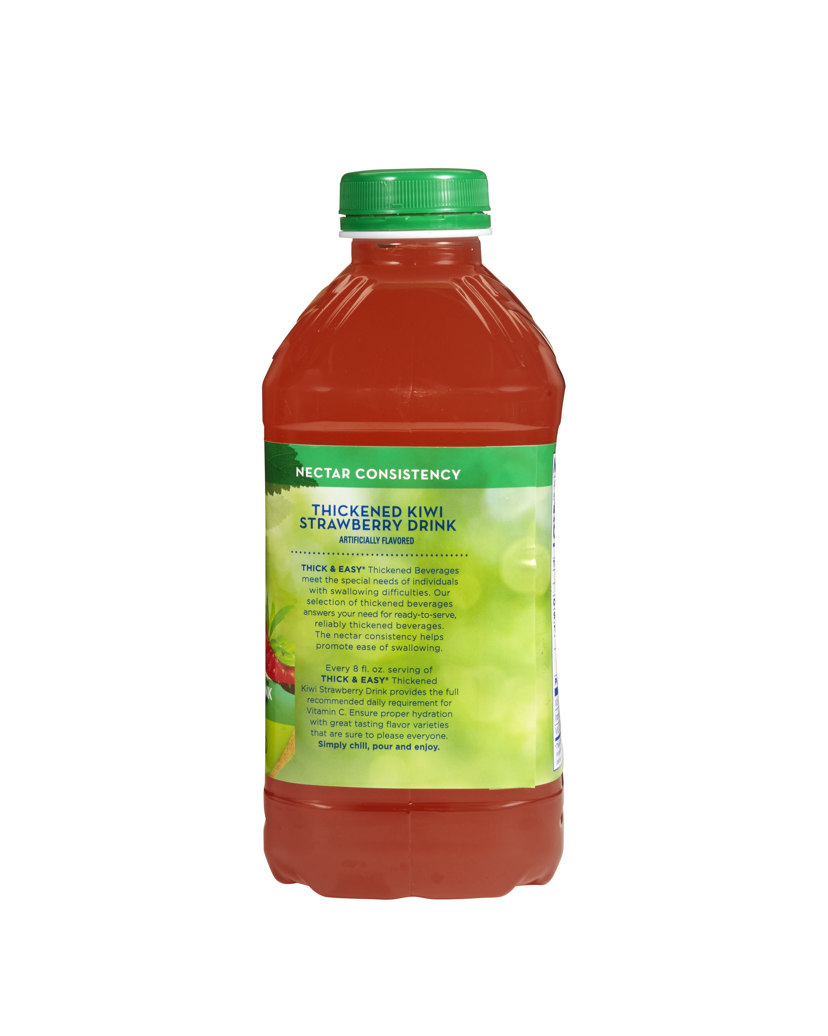 Lyons Magnus LLC - 27930 Thick & Easy® Clear Nectar Consistency Kiwi Strawberry Thickened Beverage
