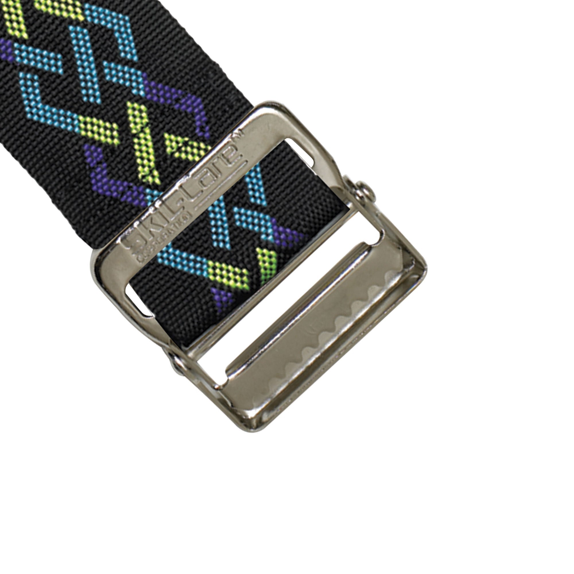 Skil-Care - 252026 Gait Belt SkiL-Care™ 60 Inch Length Geo Pattern Design Nylon
