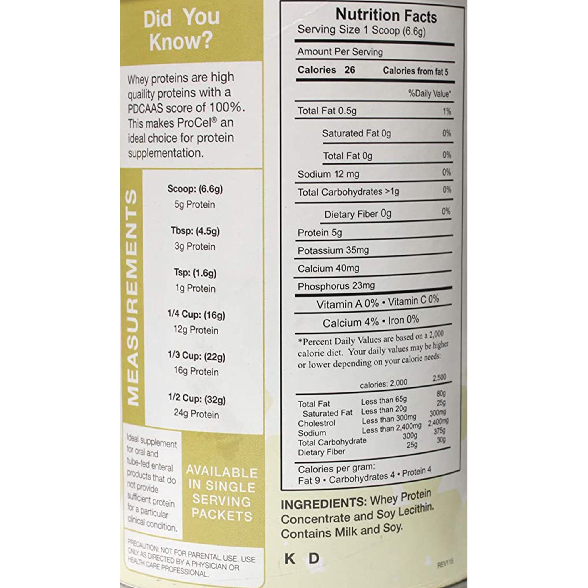 Global Health Products - GH-80 ProCel® Whey Protein Powder
