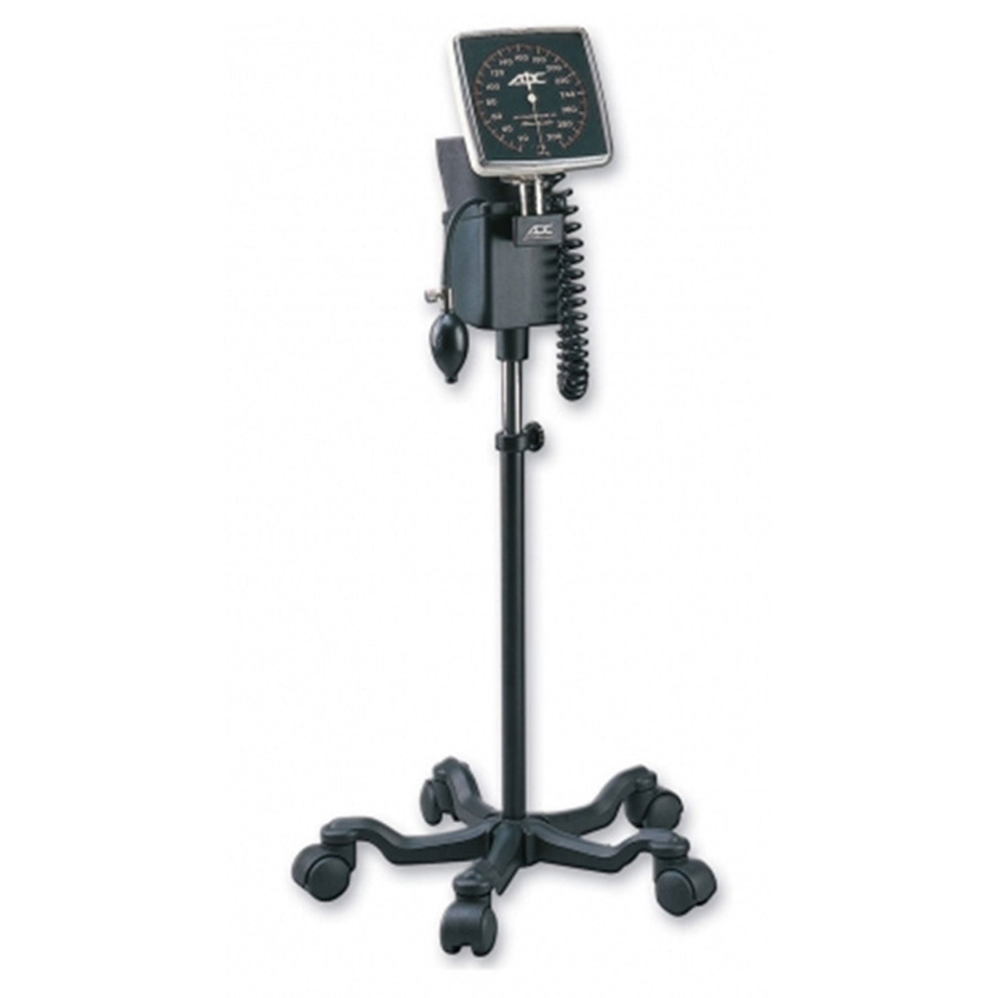 American Diagnostic Corp - 752M-13TBK Aneroid Sphygmomanometer Unit Diagnostix™750 Series Thigh Cuff Thigh Nylon Cuff 40 - 66 cm Mobile