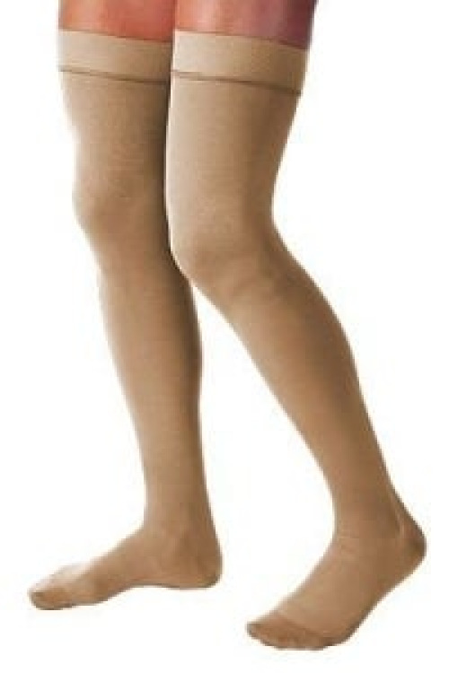 BSN Medical - 114823 Compression Stocking Jobst® Relief Thigh High Medium Beige Closed Toe
