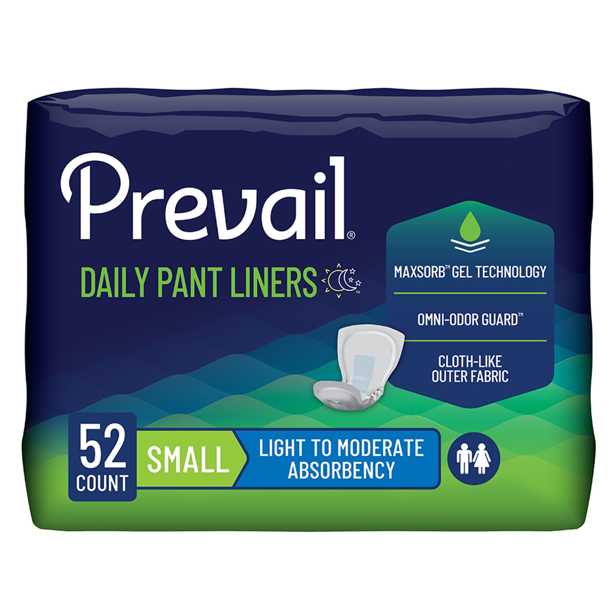 First Quality Products LLC - PL-100/1 Prevail® Daily Pant Liners Light/Moderate Bladder Control Pad