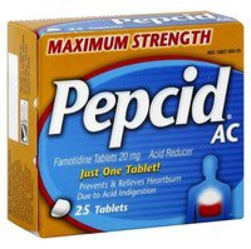 Kenvue Brands LLC 48552500 - Pepcid® AC Famotidine 20 mg Acid Reducer Tablets Maximum Strength - 1/Bottle, 36/Case