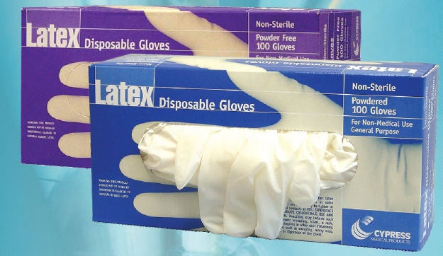McKesson Brand - 23-63 General Purpose Glove McKesson Small Latex Yellow 9.8 Inch Length Beaded Cuff NonSterile