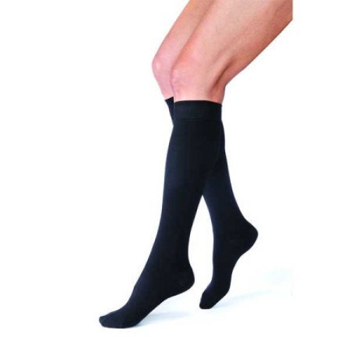 BSN Medical - 114739 Compression Stocking Jobst® Relief Knee High X-Large Black Closed Toe